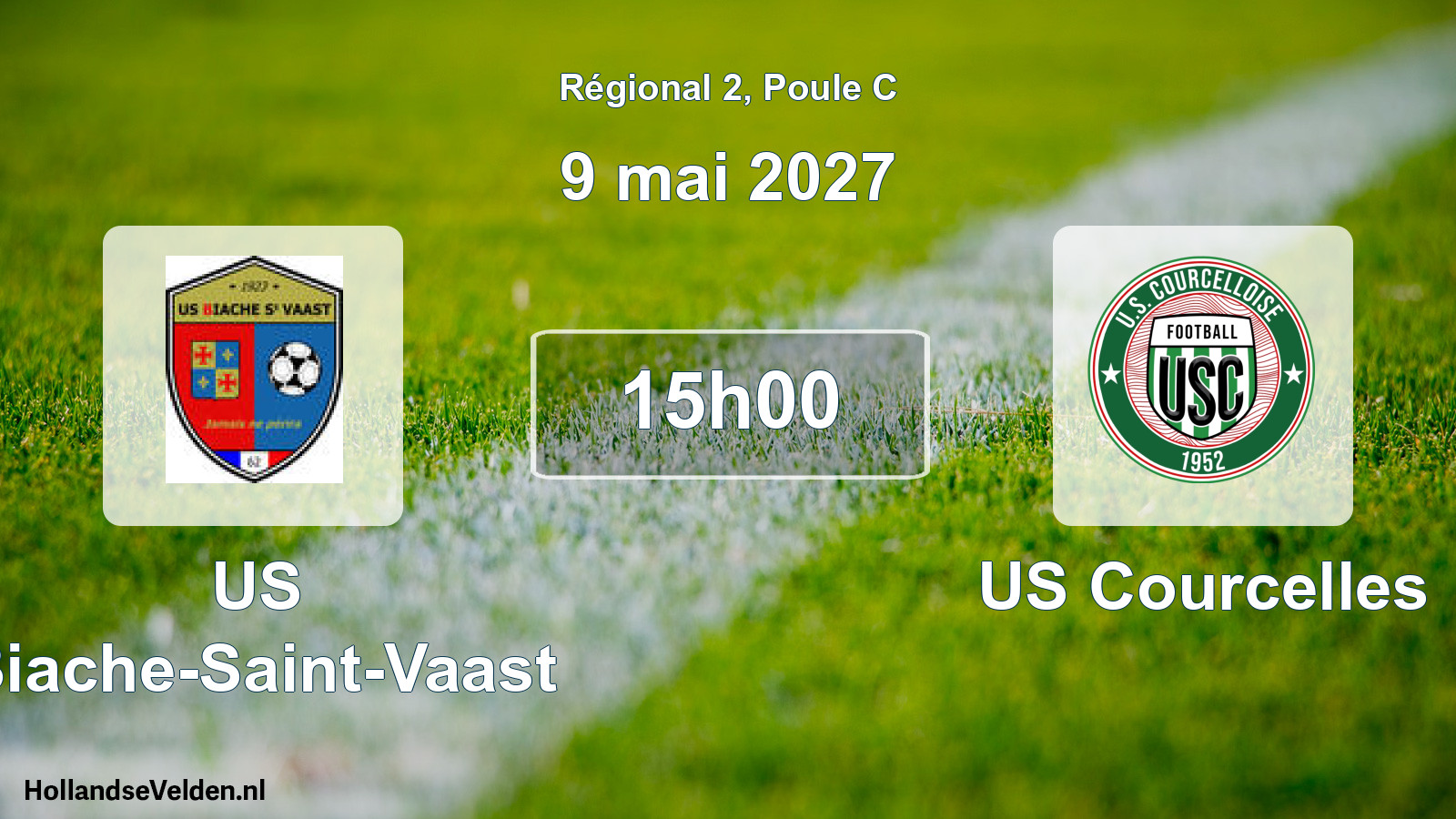 Scheduled Match: US Biache-Saint-Vaast - US Courcelles (9 May 2027)