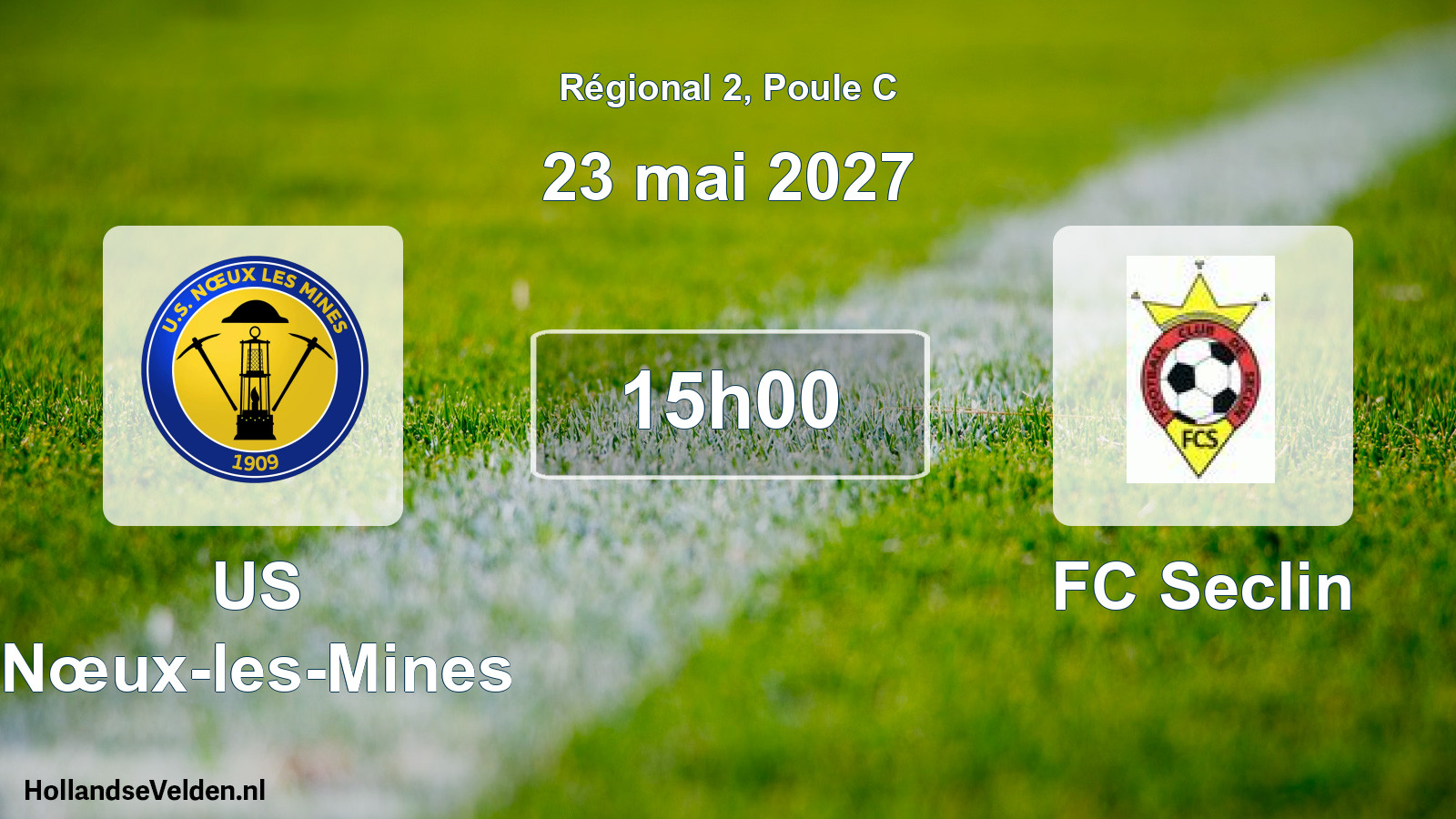 Scheduled Match: US Nœux-les-Mines - FC Seclin (23 May 2027)