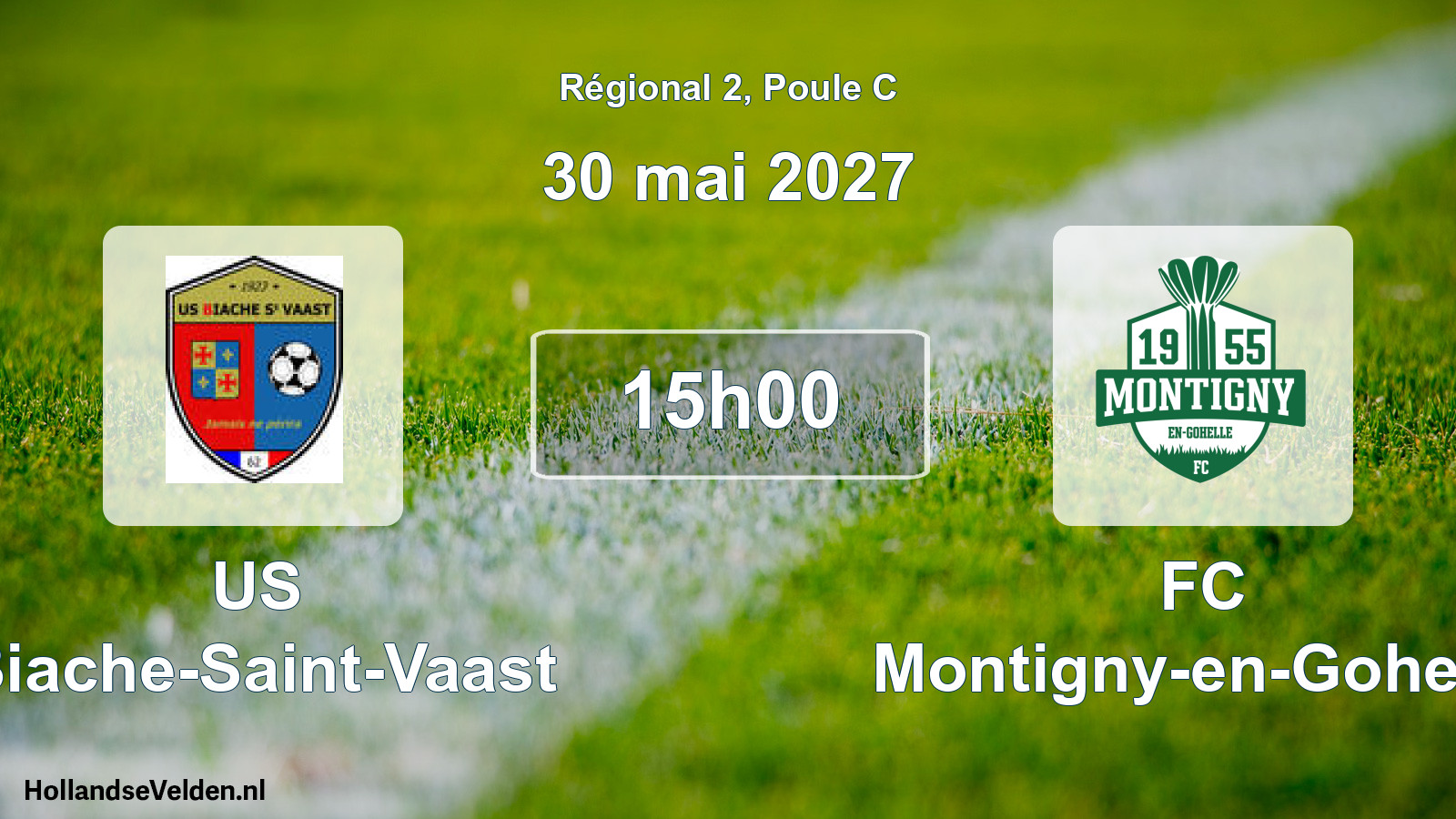 Scheduled Match: US Biache-Saint-Vaast - FC Montigny-en-Gohelle (30 May 2027)