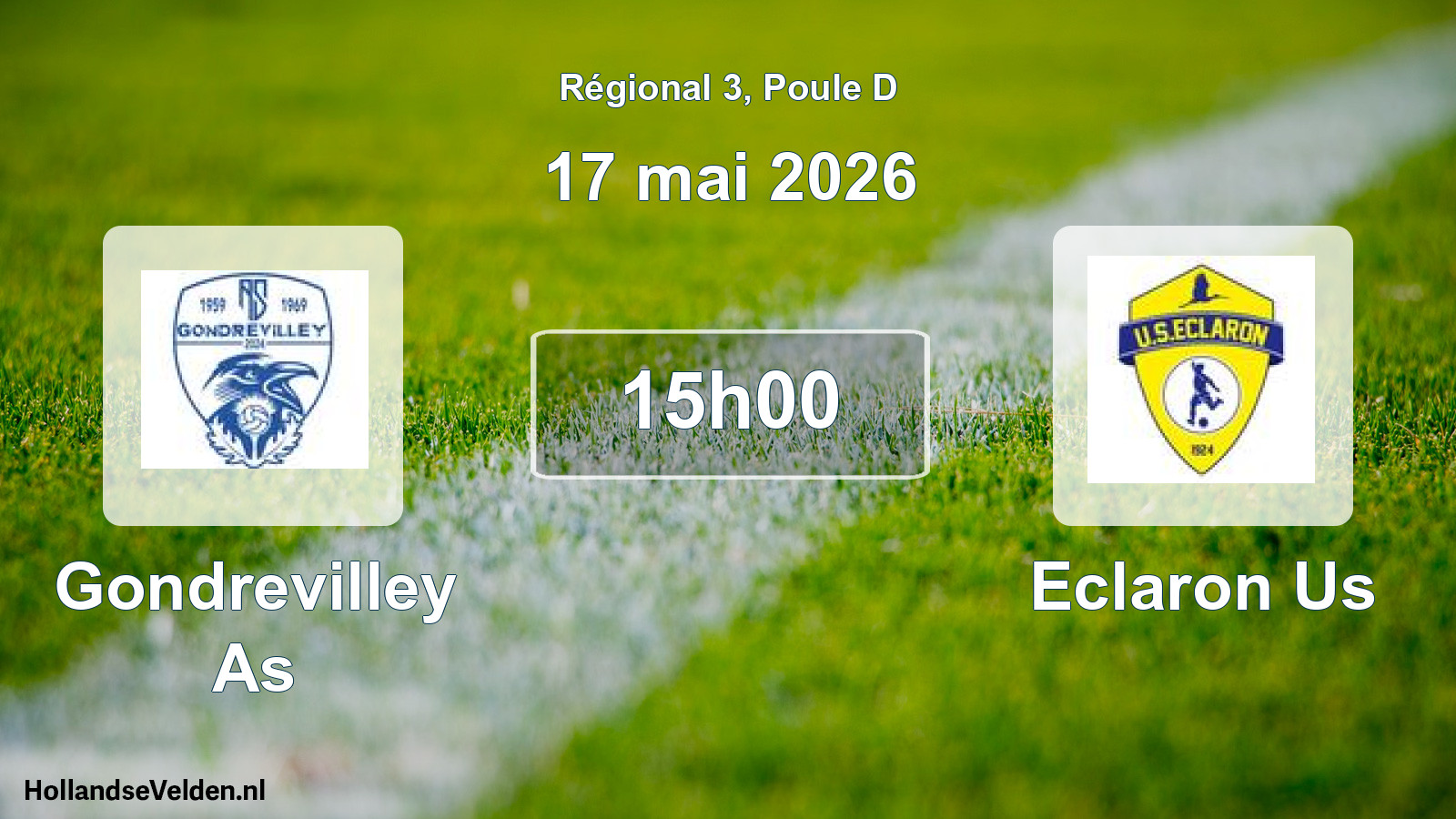 Scheduled Match: Gondrevilley As - Eclaron Us (17 May 2026)