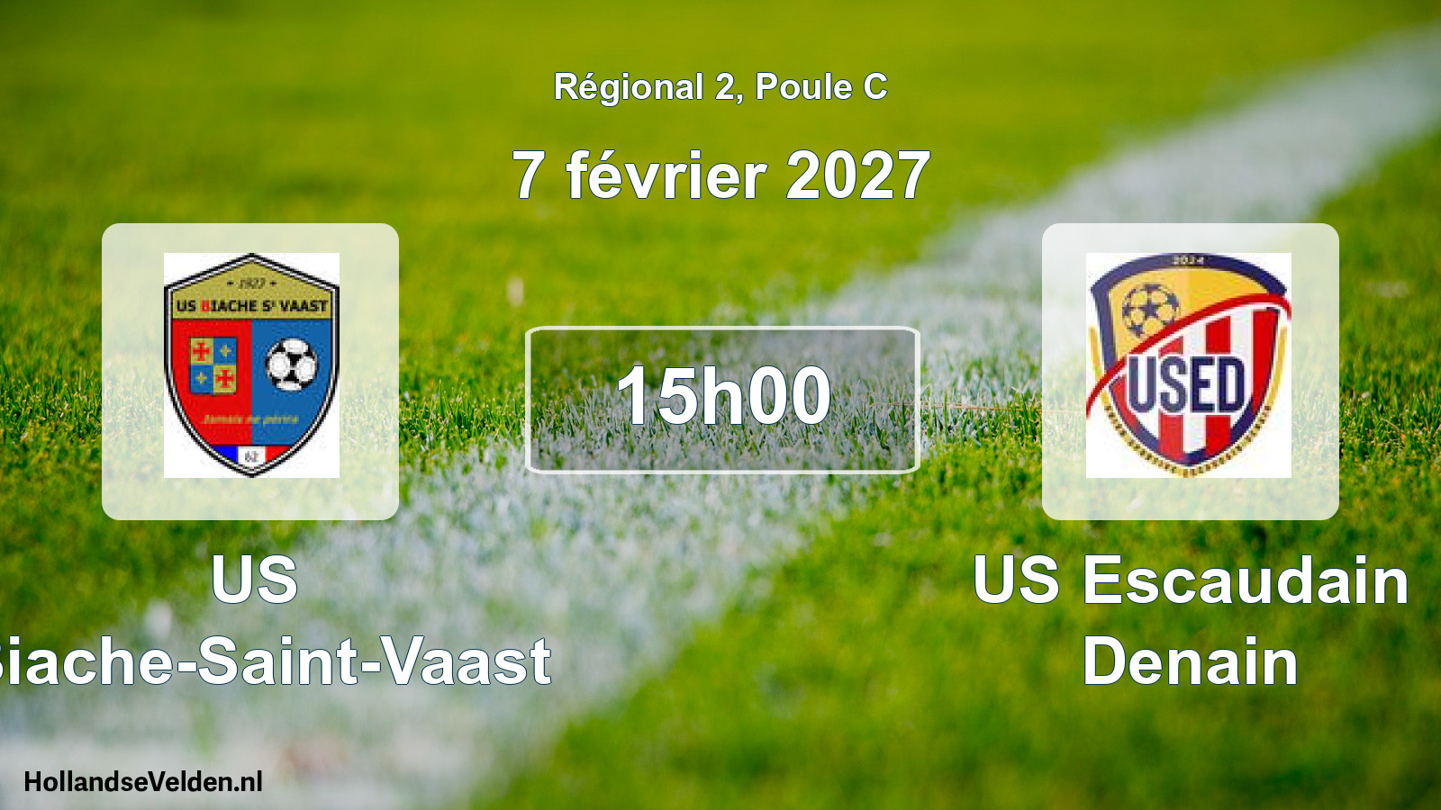 Scheduled Match: US Biache-Saint-Vaast - US Escaudain Denain (7 February 2027)