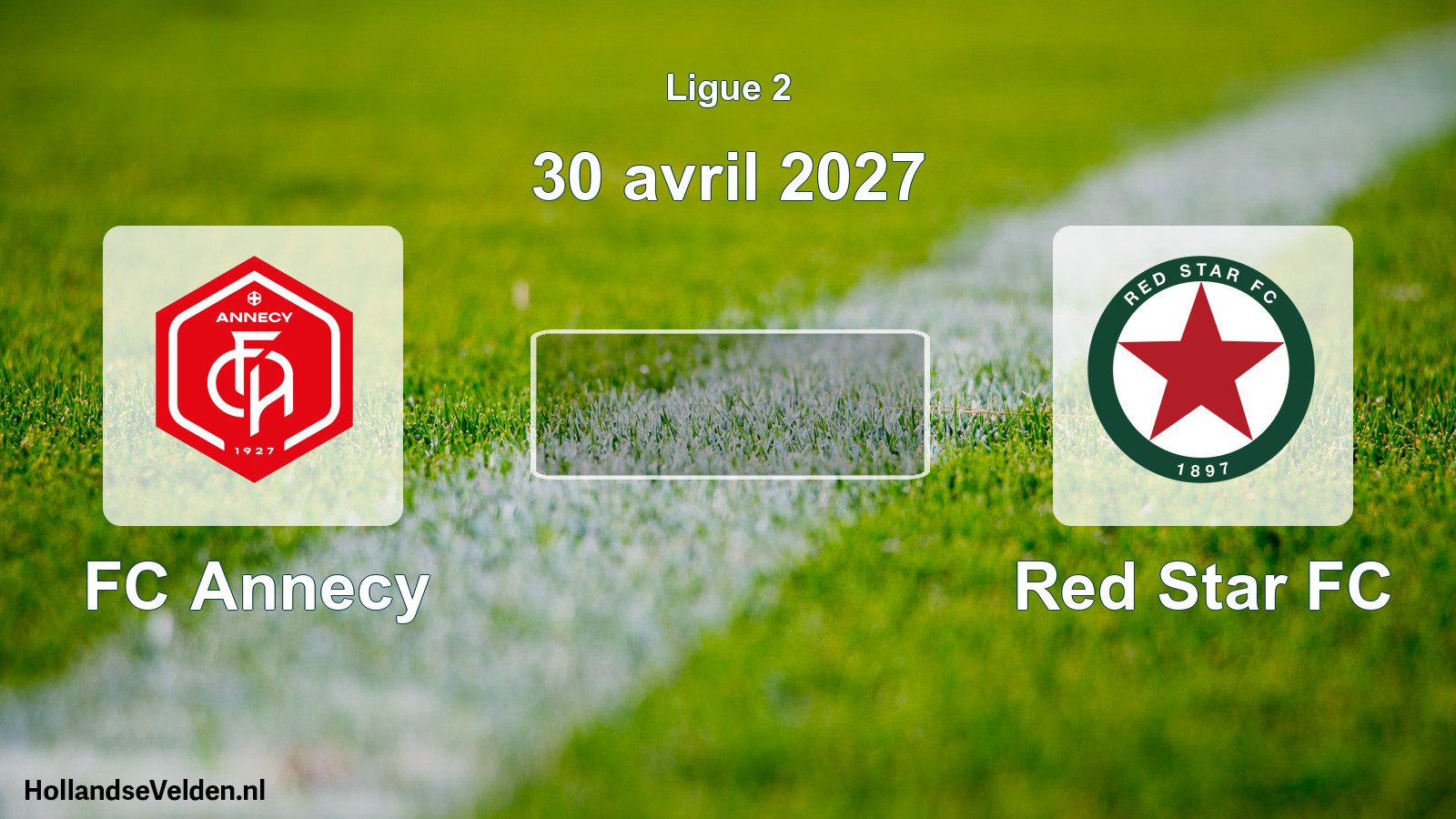 Match programmé: FC Annecy - Red Star FC (30 avril 2027)
