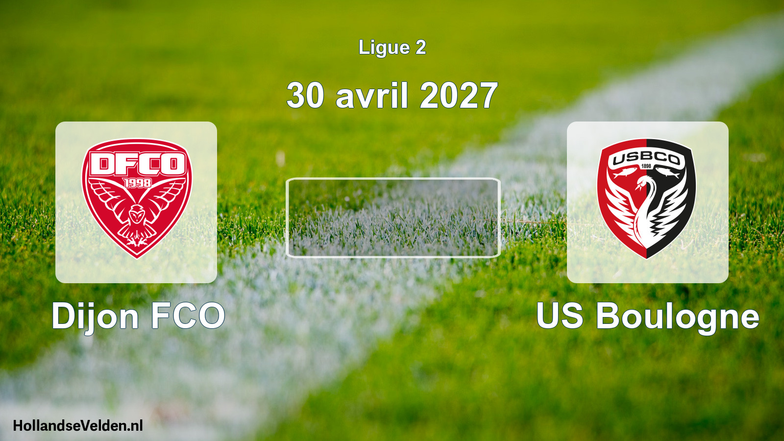 Match programmé: Dijon FCO - US Boulogne (30 avril 2027)