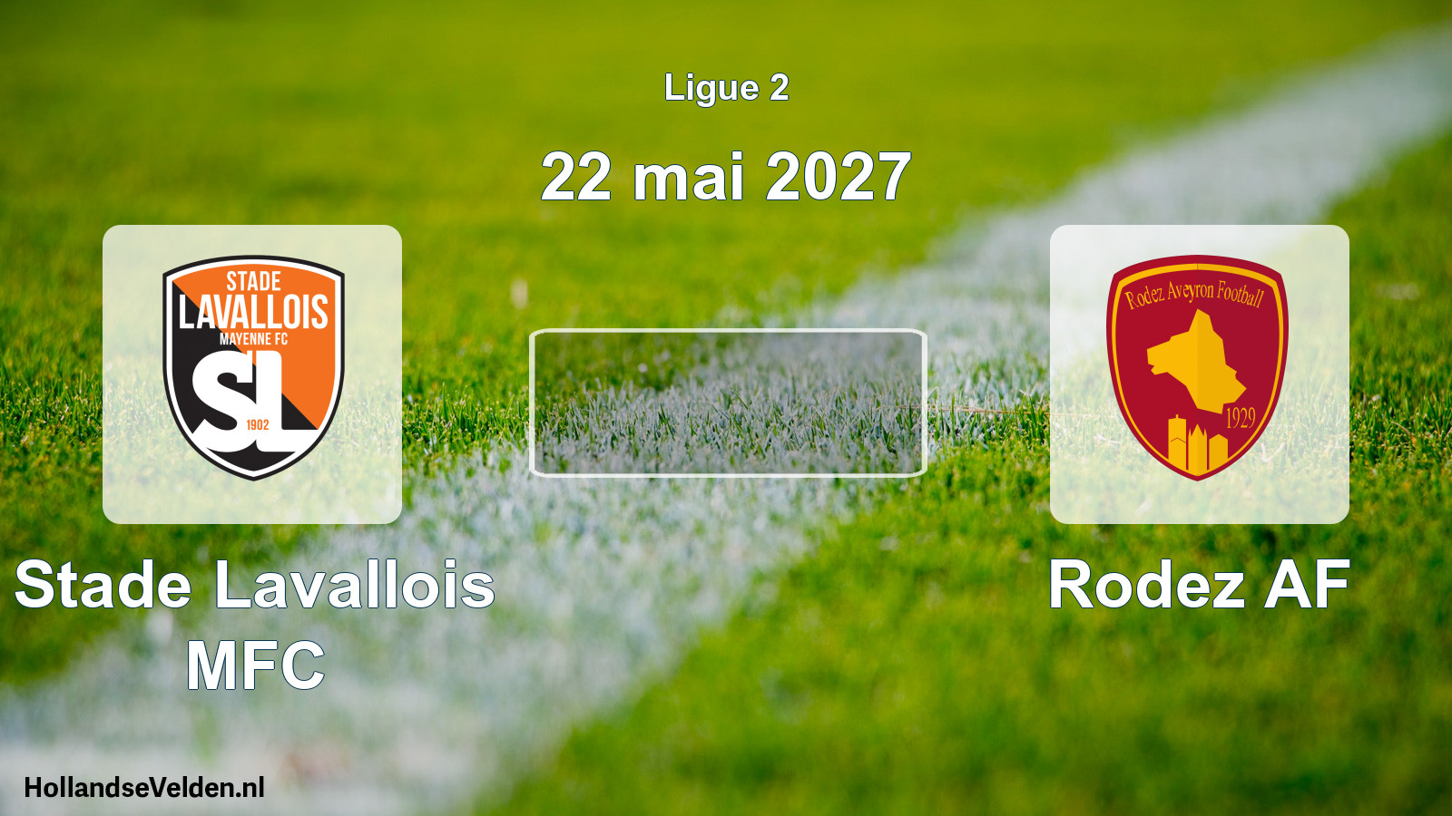 Match programmé: Stade Lavallois MFC - Rodez AF (22 mai 2027)