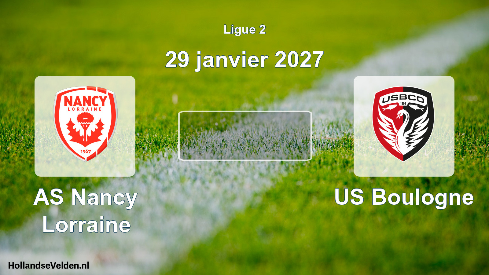 Scheduled Match: AS Nancy Lorraine - US Boulogne (29 January 2027)