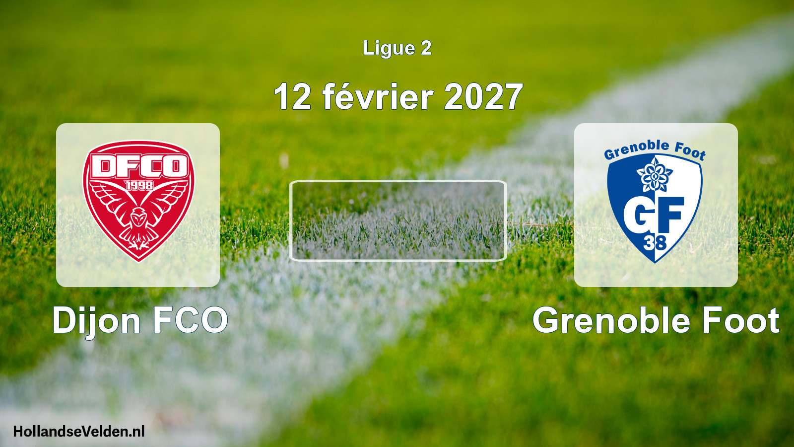 Scheduled Match: Dijon FCO - Grenoble Foot (12 February 2027)
