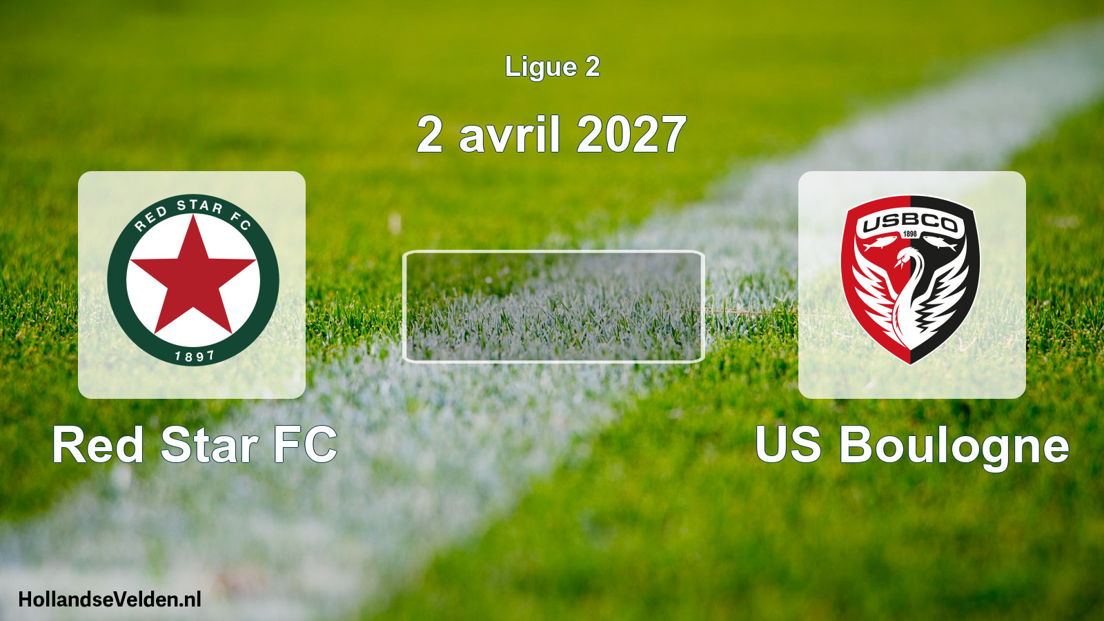 Match programmé: Red Star FC - US Boulogne (2 avril 2027)