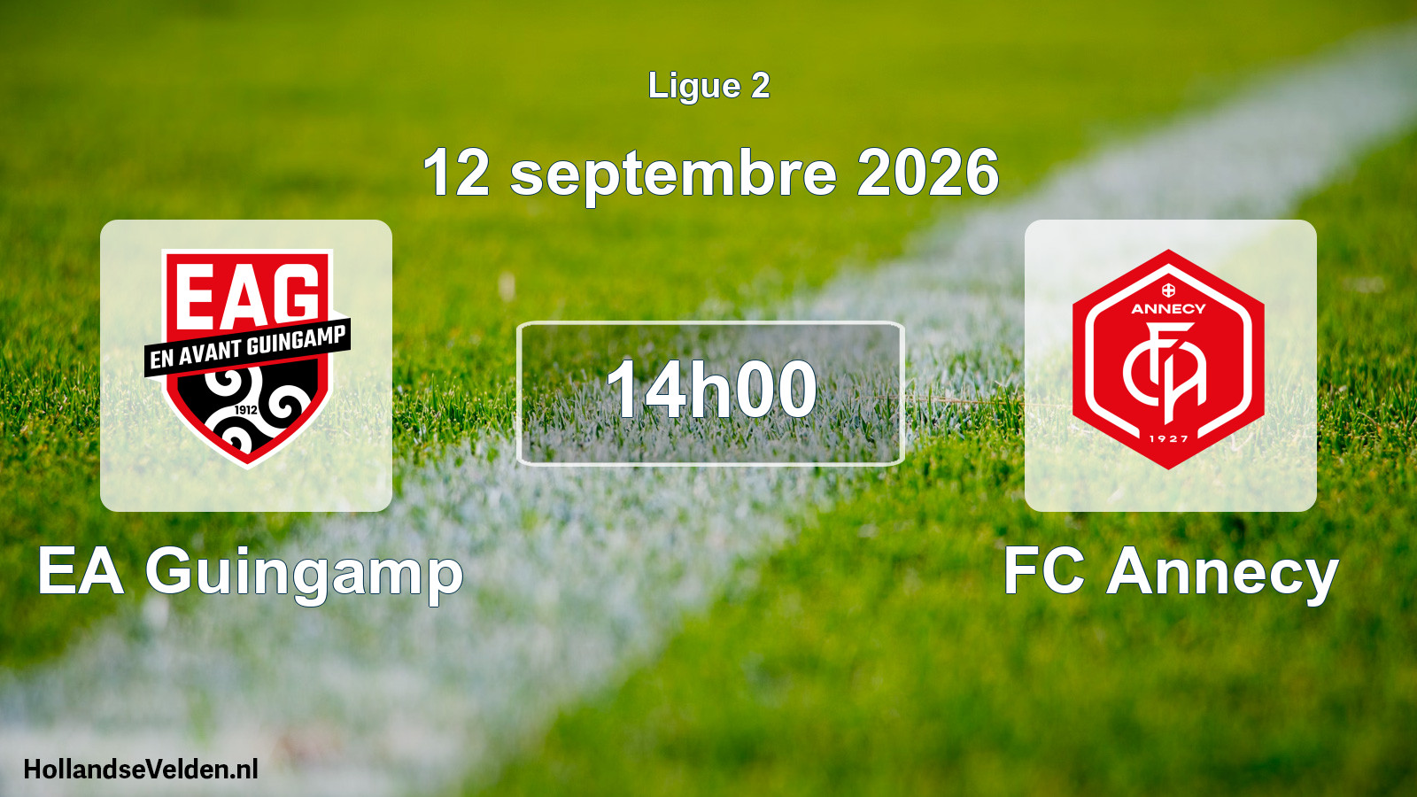 Scheduled Match: EA Guingamp - FC Annecy (12 September 2026)