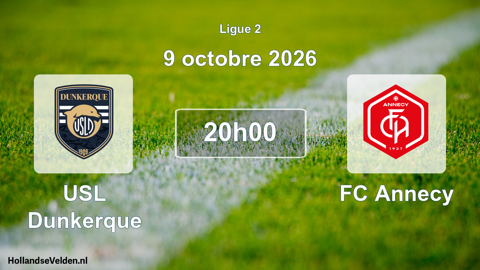 Scheduled Match: USL Dunkerque - FC Annecy (9 October 2026)