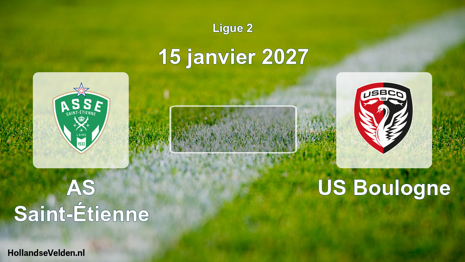 Match programmé: AS Saint-Étienne - US Boulogne (15 janvier 2027)