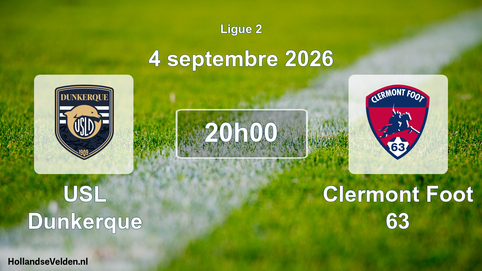 Scheduled Match: USL Dunkerque - Clermont Foot 63 (4 September 2026)