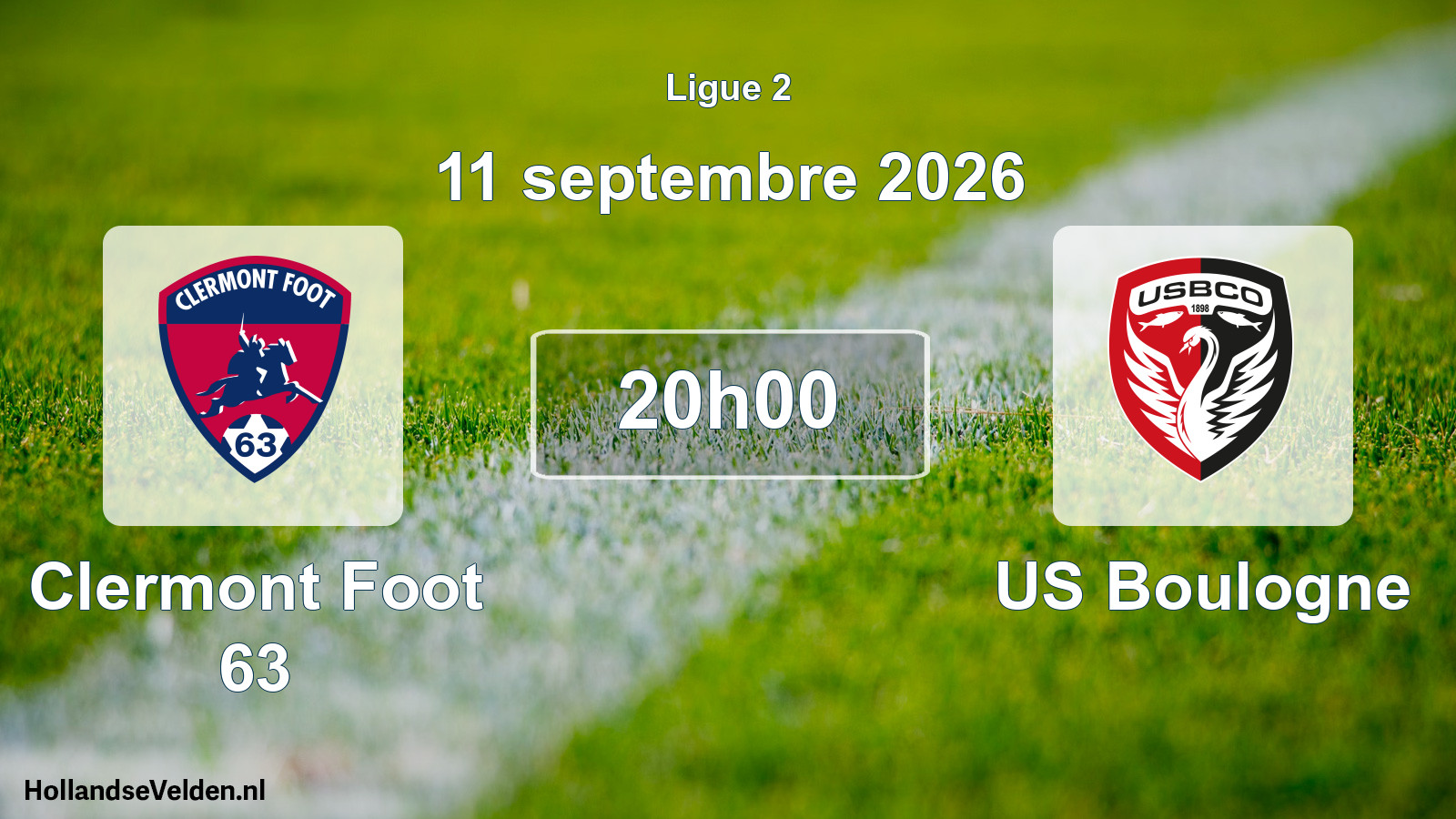 Scheduled Match: Clermont Foot 63 - US Boulogne (11 September 2026)