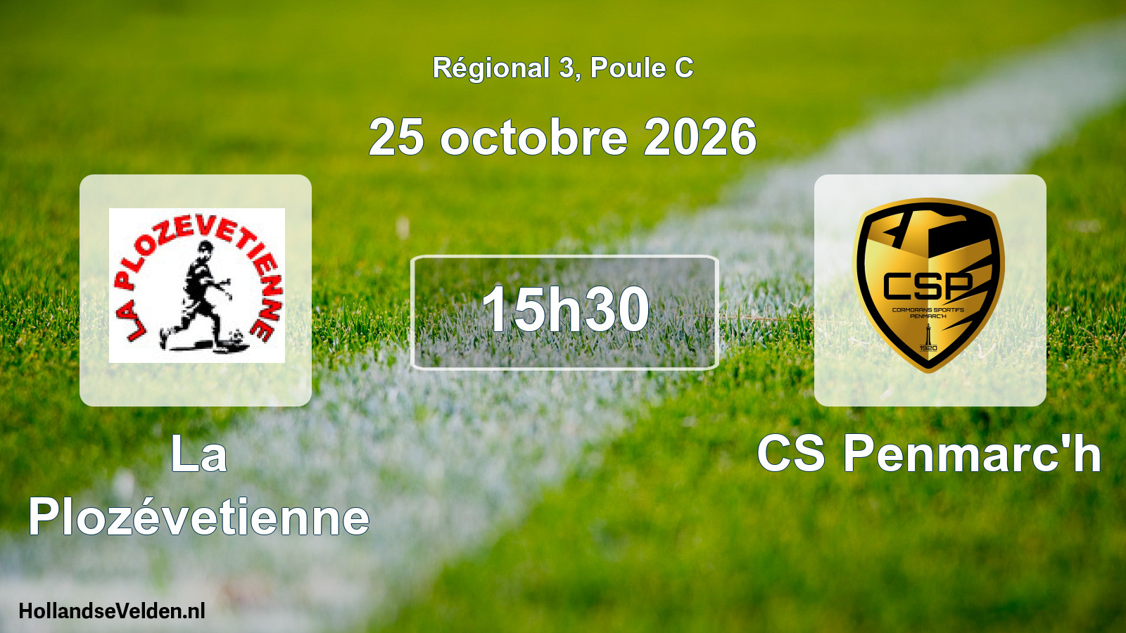 Scheduled Match: La Plozévetienne - CS Penmarc'h (25 October 2026)