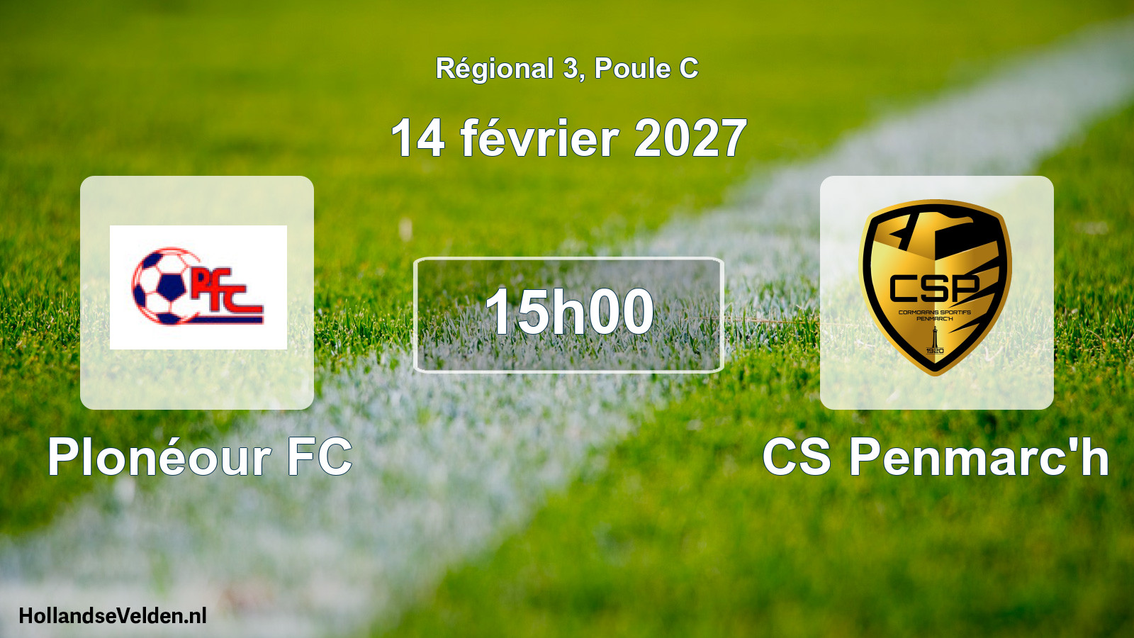 Scheduled Match: Plonéour FC - CS Penmarc'h (14 February 2027)