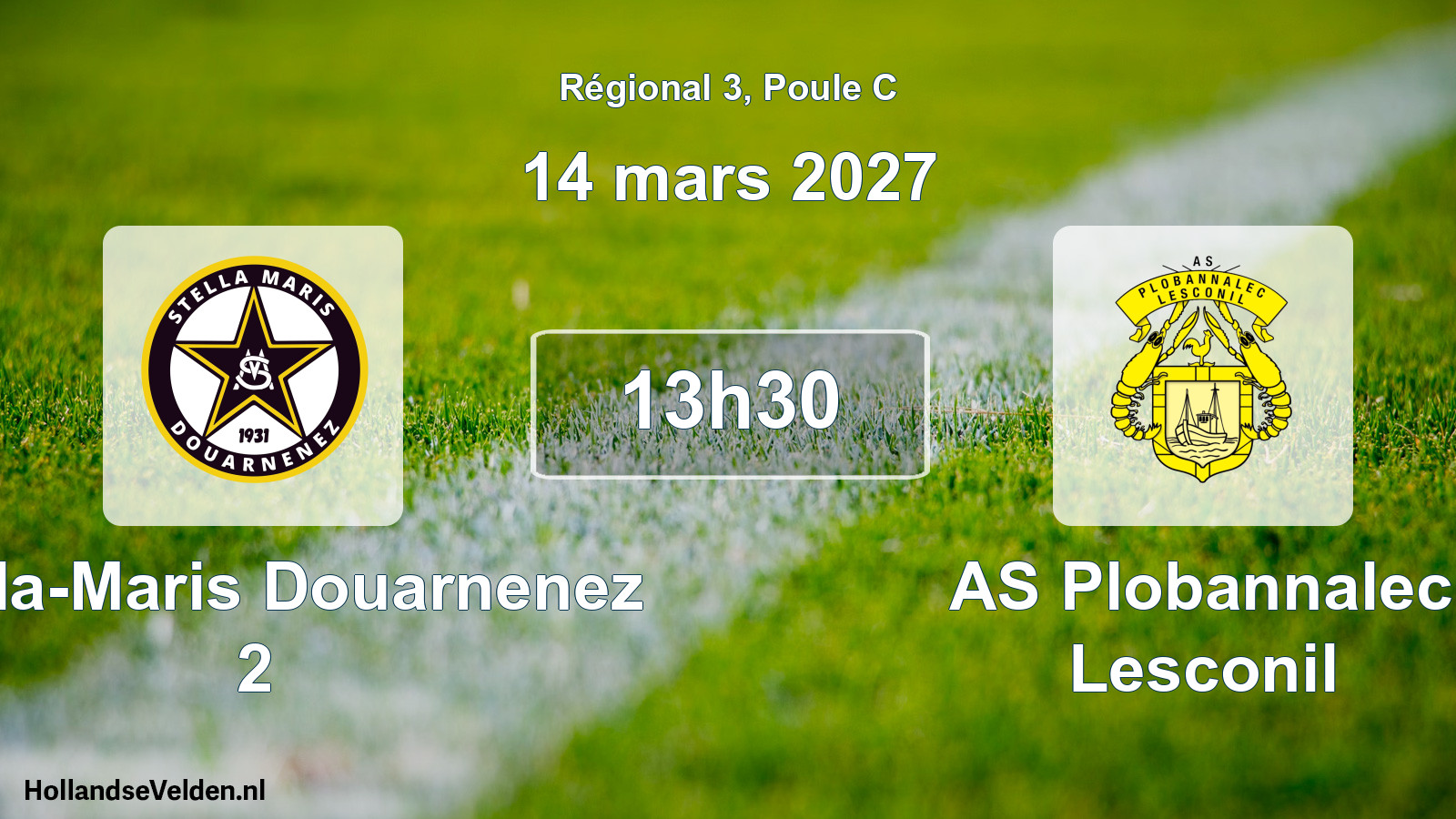 Scheduled Match: Stella-Maris Douarnenez 2 - AS Plobannalec Lesconil (14 March 2027)