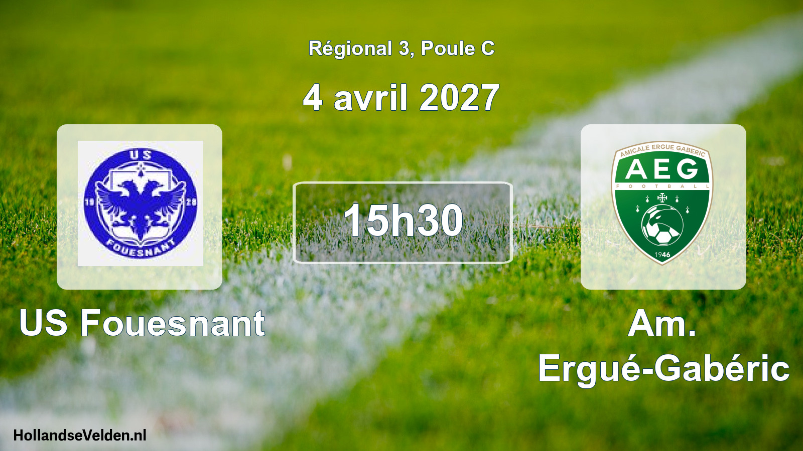 Scheduled Match: US Fouesnant - Am. Ergué-Gabéric (4 April 2027)