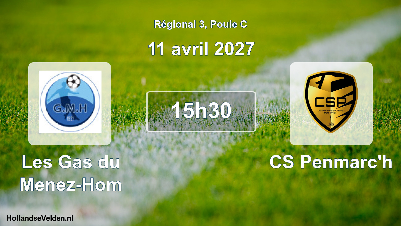 Scheduled Match: Les Gas du Menez-Hom - CS Penmarc'h (11 April 2027)