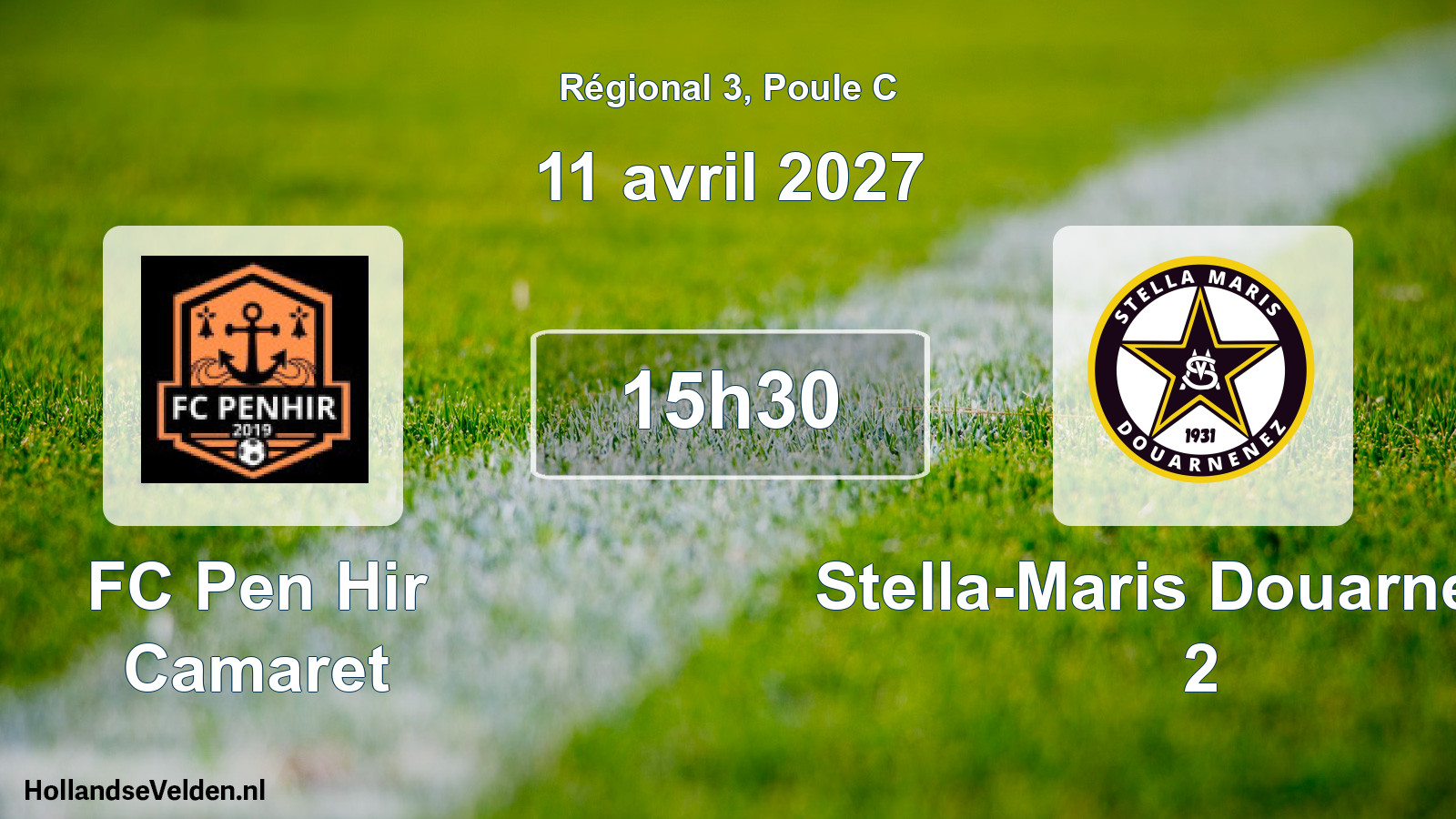 Scheduled Match: FC Pen Hir Camaret - Stella-Maris Douarnenez 2 (11 April 2027)