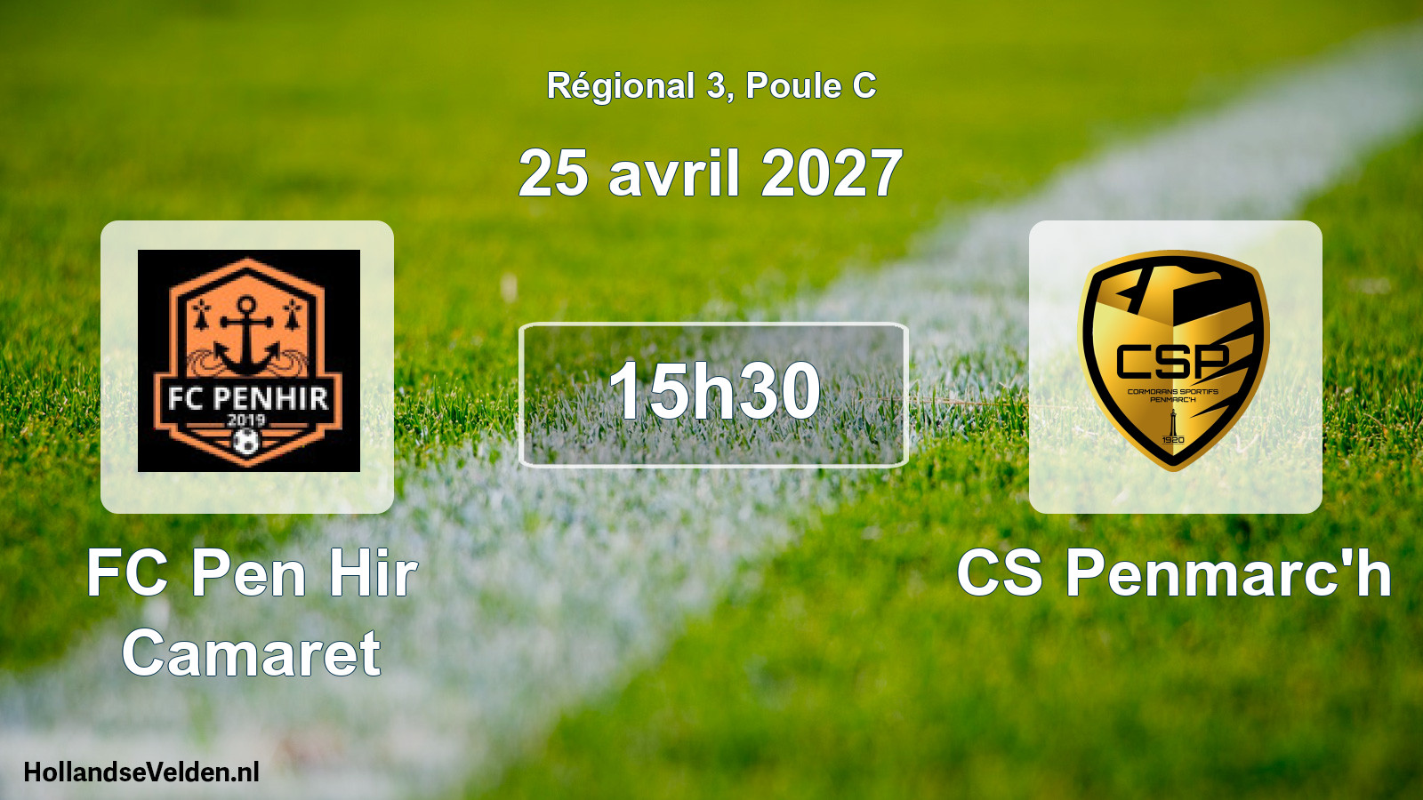 Scheduled Match: FC Pen Hir Camaret - CS Penmarc'h (25 April 2027)