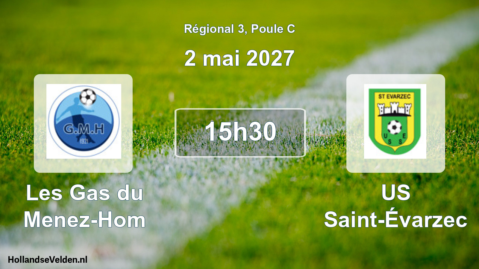 Scheduled Match: Les Gas du Menez-Hom - US Saint-Évarzec (2 May 2027)