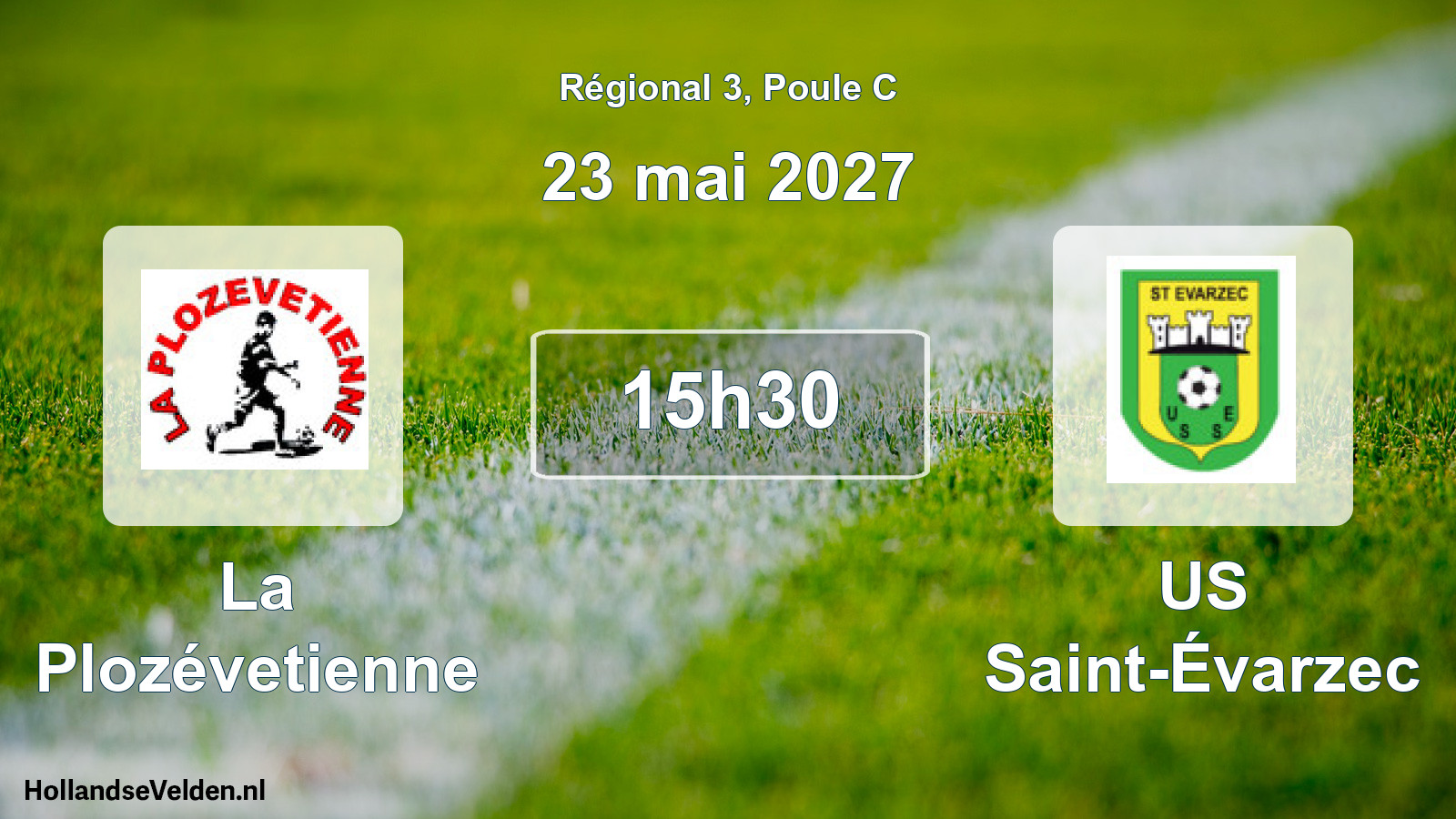 Match programmé: La Plozévetienne - US Saint-Évarzec (23 mai 2027)