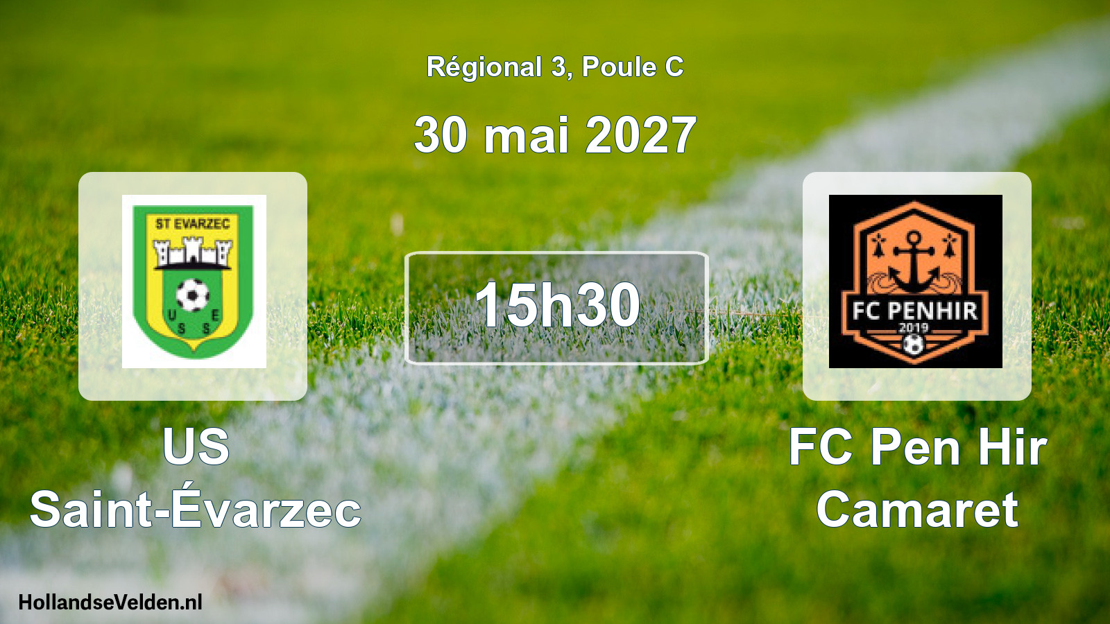 Scheduled Match: US Saint-Évarzec - FC Pen Hir Camaret (30 May 2027)