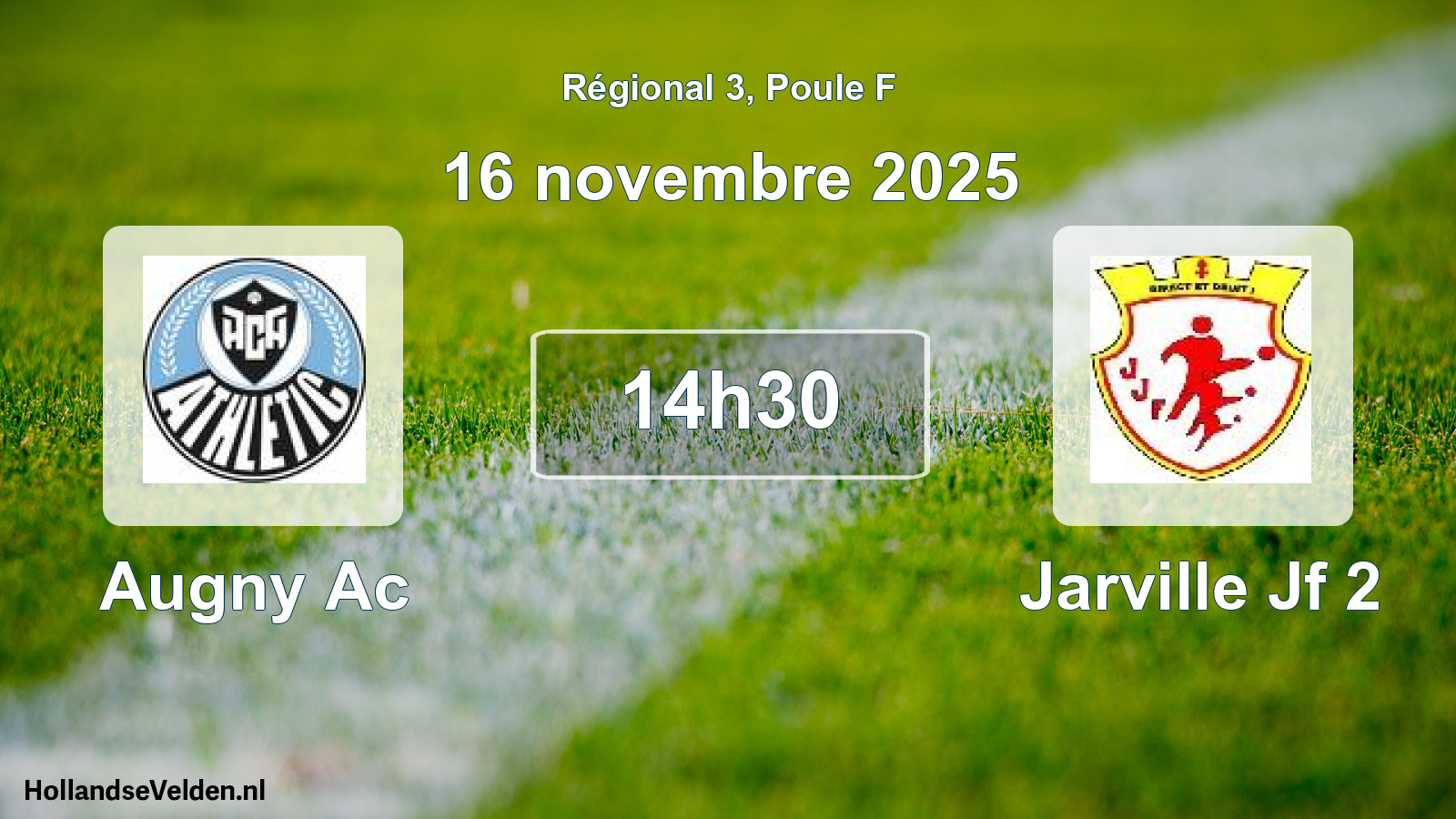 Scheduled Match: Augny Ac - Jarville Jf 2 (16 November 2025)