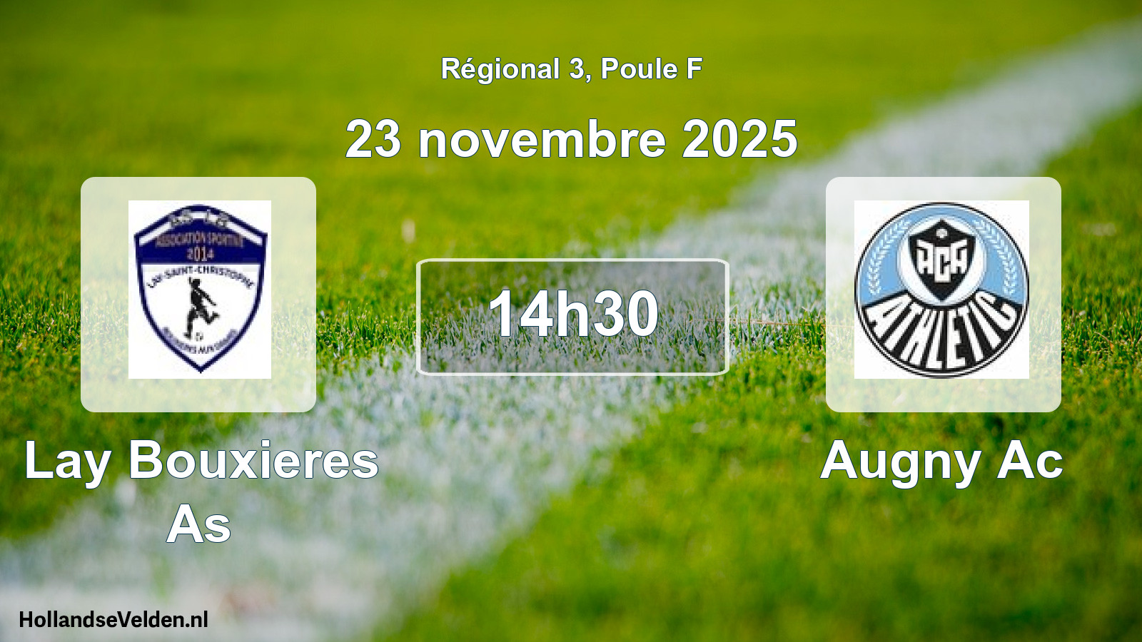 Scheduled Match: Lay Bouxieres As - Augny Ac (23 November 2025)