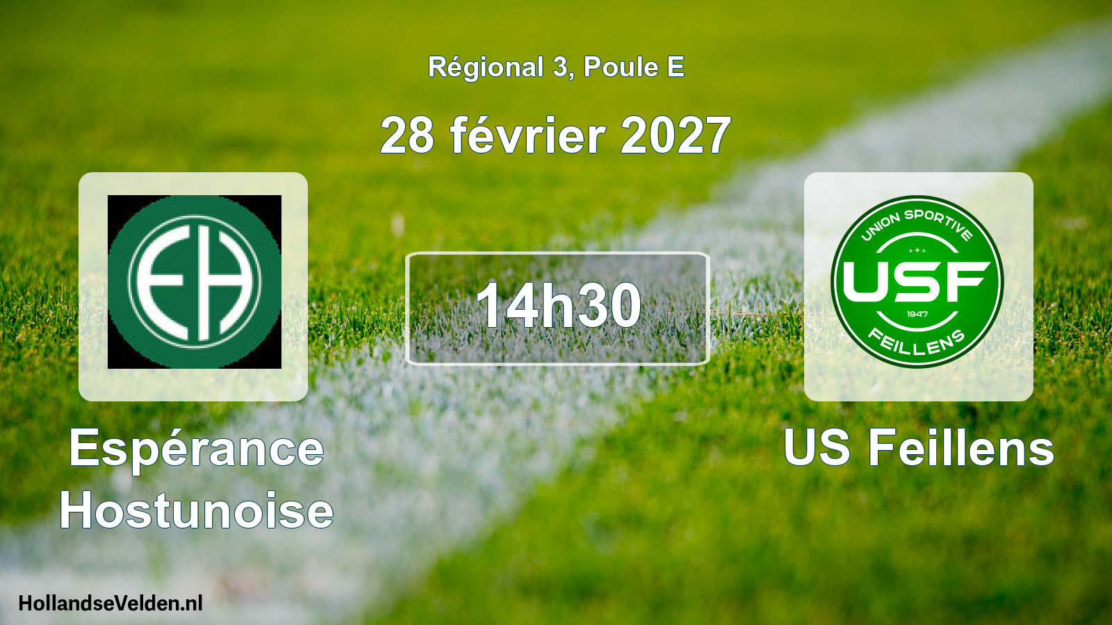 Scheduled Match: Espérance Hostunoise - US Feillens (28 February 2027)