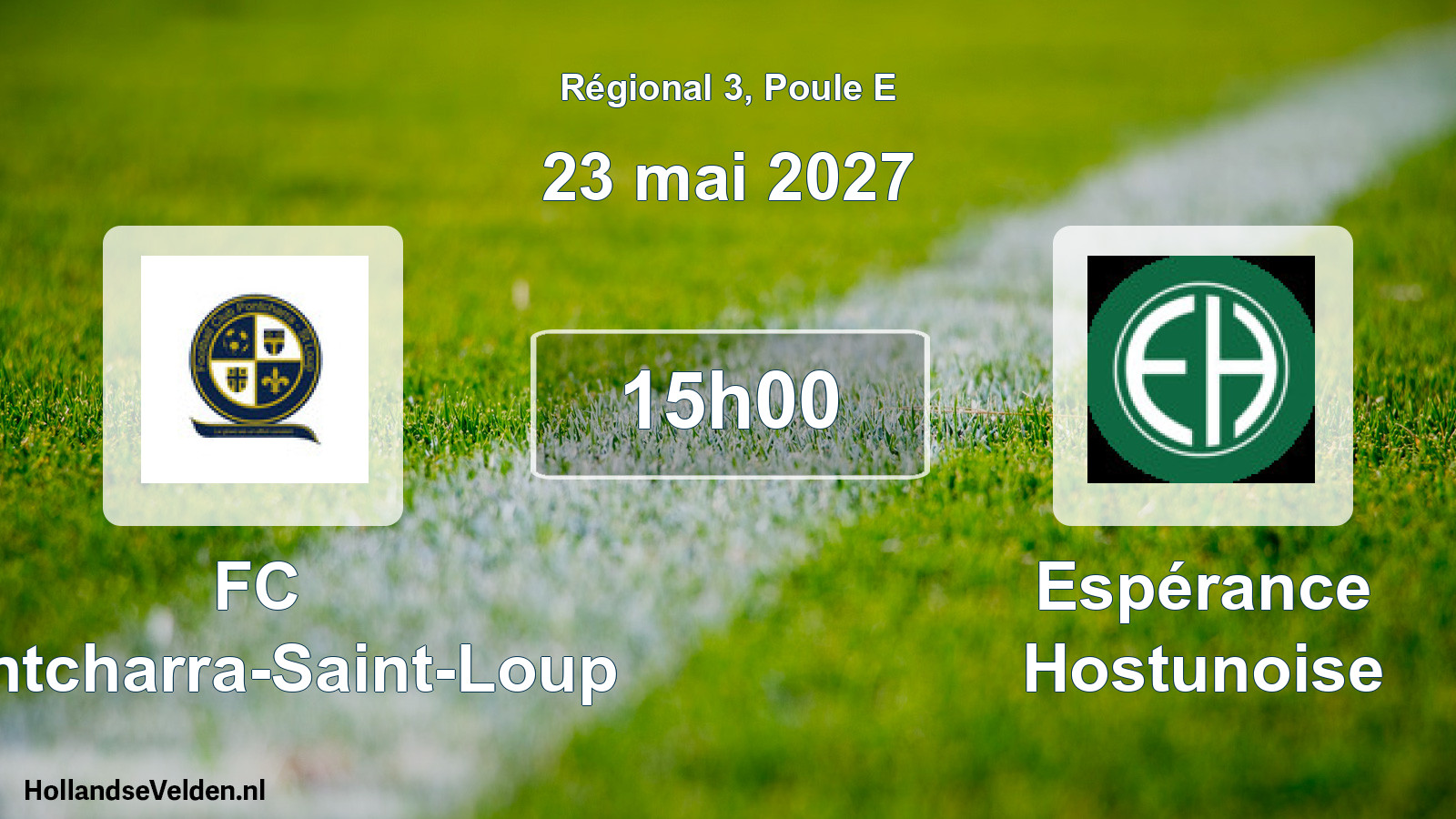 Scheduled Match: FC Pontcharra-Saint-Loup - Espérance Hostunoise (23 May 2027)