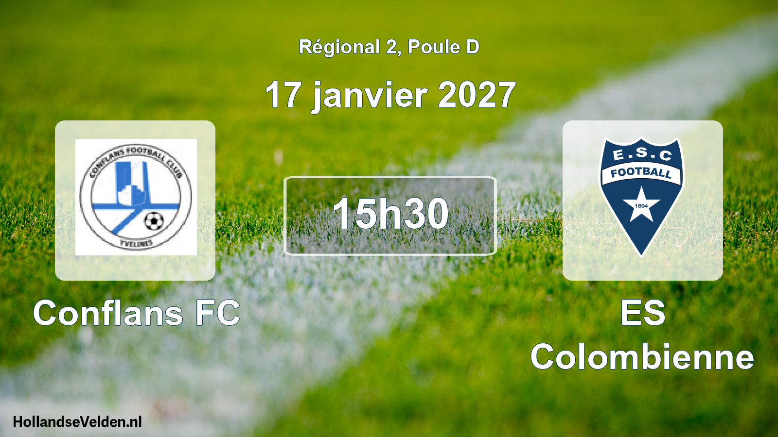 Scheduled Match: Conflans FC - ES Colombienne (17 January 2027)