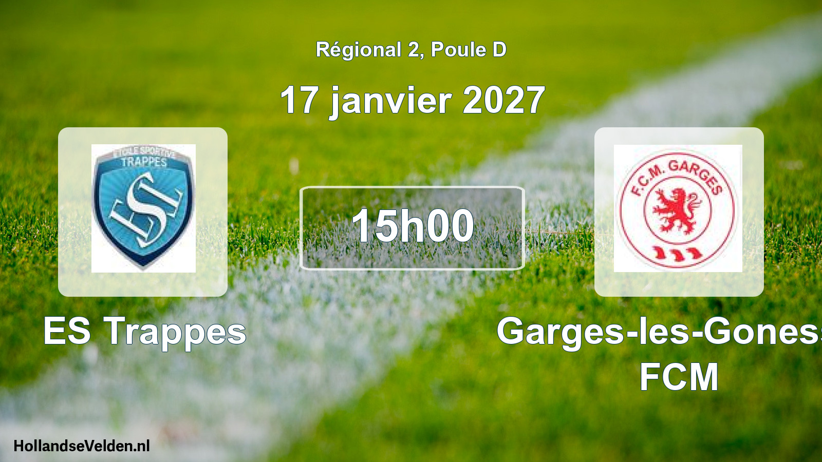 Scheduled Match: ES Trappes - Garges-les-Gonesse FCM (17 January 2027)
