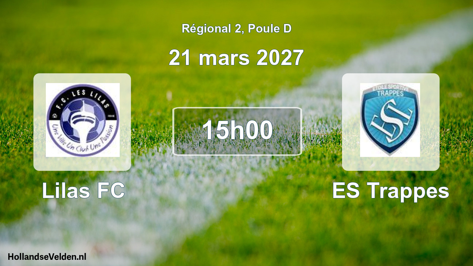 Geplande wedstrijd: Lilas FC - ES Trappes (21 maart 2027)
