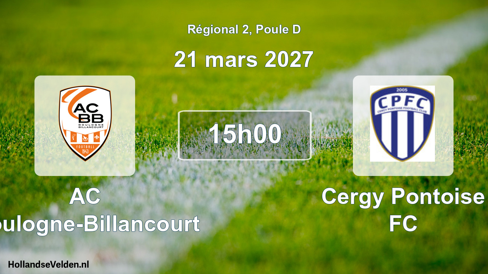 Scheduled Match: AC Boulogne-Billancourt - Cergy Pontoise FC (21 March 2027)