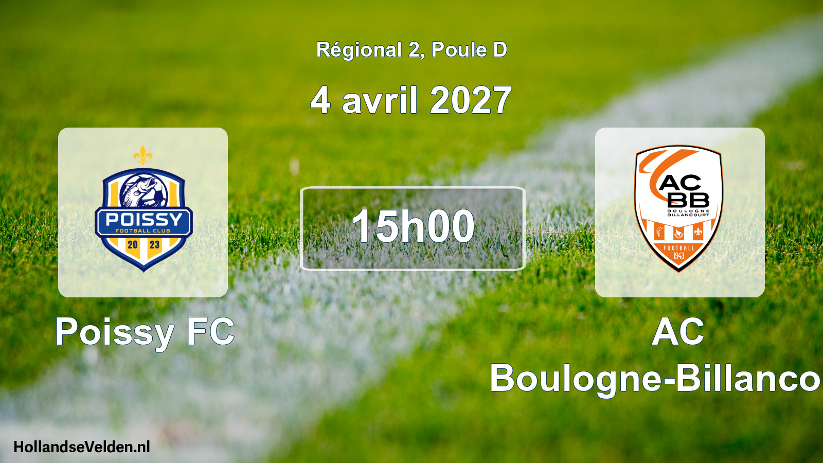 Scheduled Match: Poissy FC - AC Boulogne-Billancourt (4 April 2027)