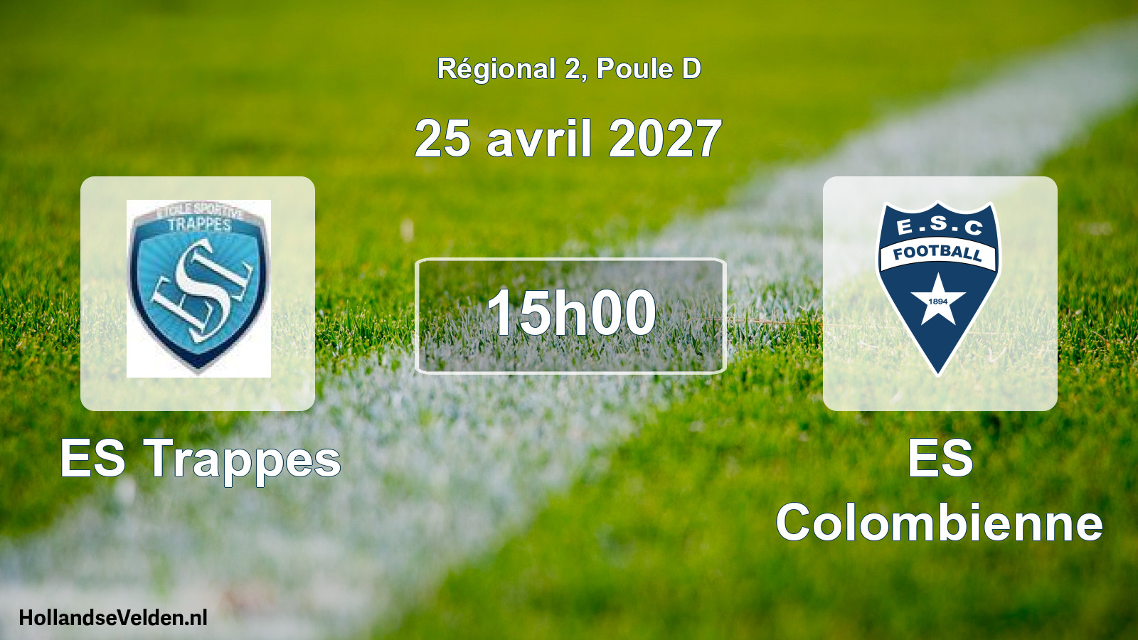 Scheduled Match: ES Trappes - ES Colombienne (25 April 2027)