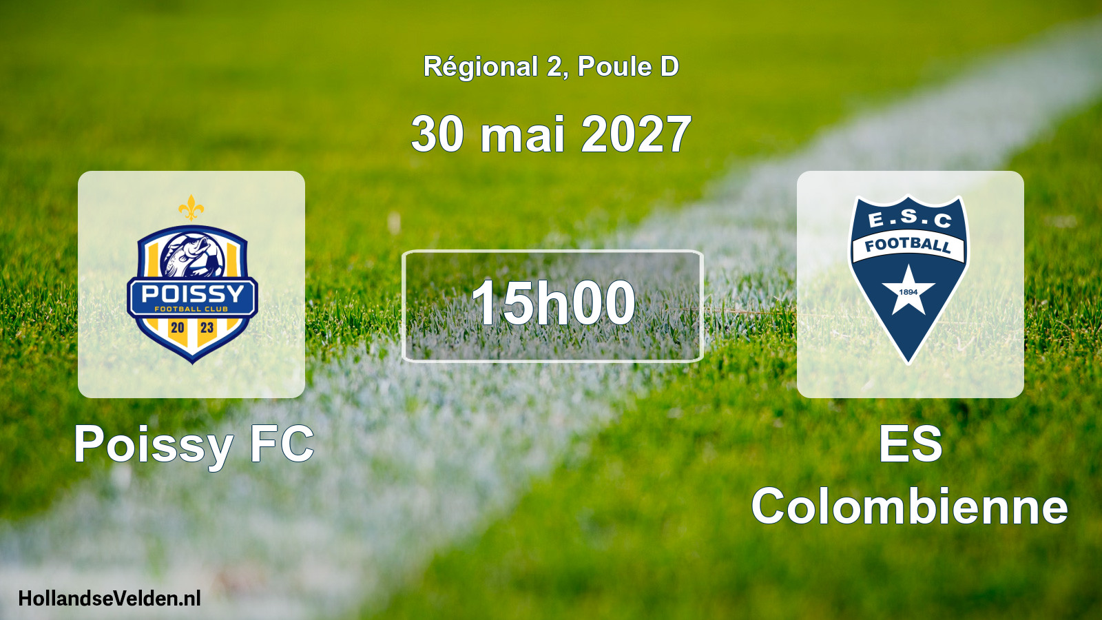 Scheduled Match: Poissy FC - ES Colombienne (30 May 2027)