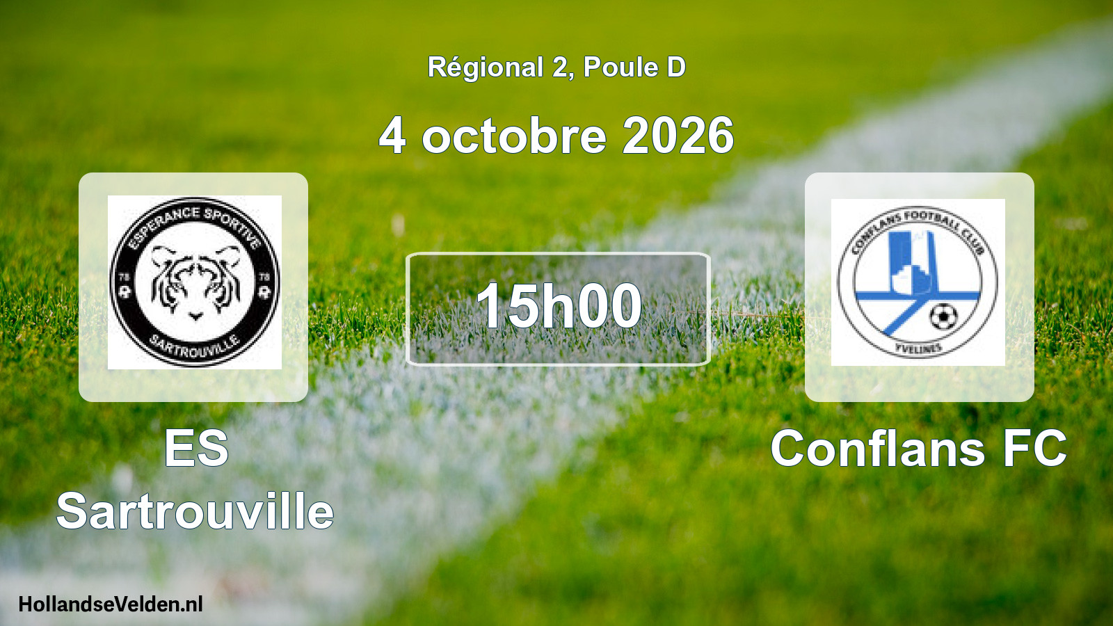 Scheduled Match: ES Sartrouville - Conflans FC (4 October 2026)