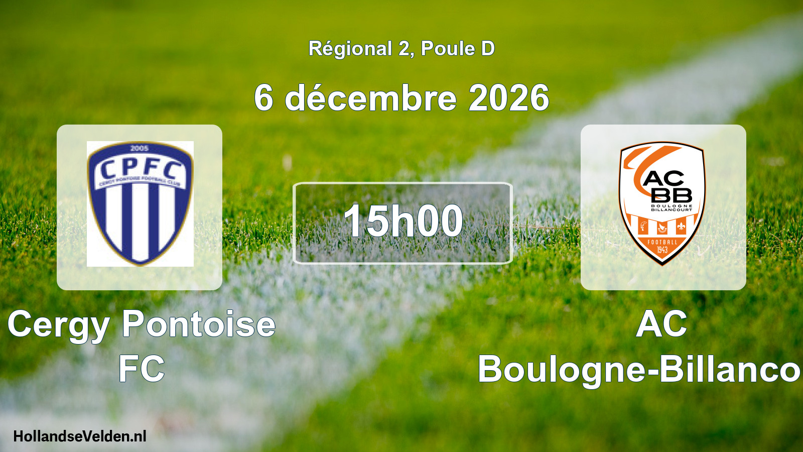Scheduled Match: Cergy Pontoise FC - AC Boulogne-Billancourt (6 December 2026)