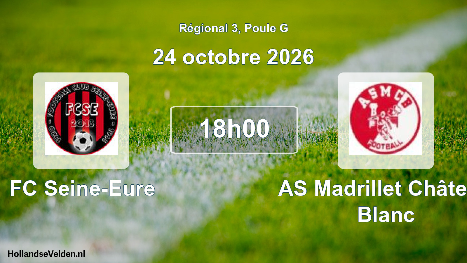Scheduled Match: FC Seine-Eure - AS Madrillet Château Blanc (24 October 2026)