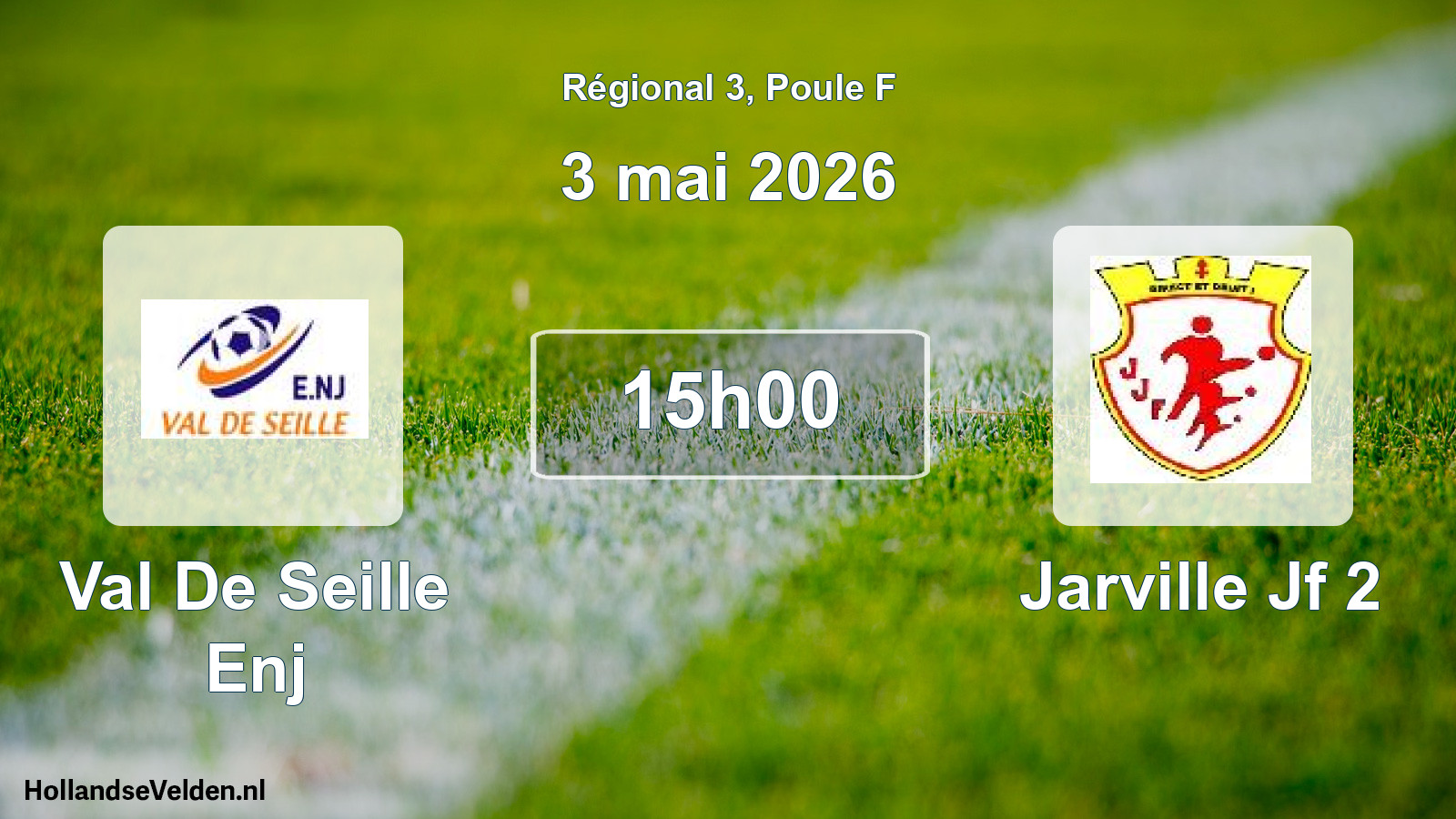 Scheduled Match: Val De Seille Enj - Jarville Jf 2 (3 May 2026)