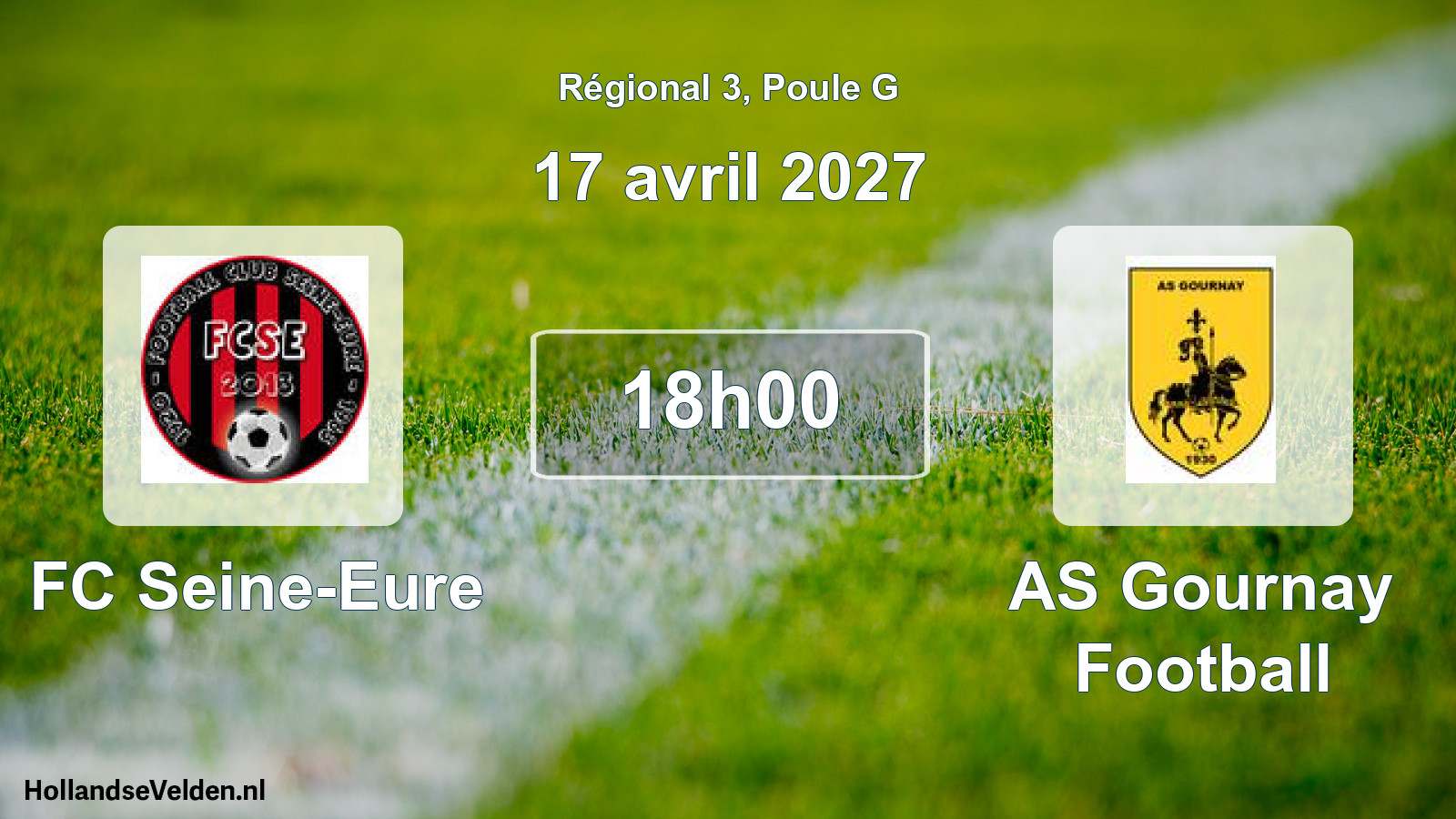 Scheduled Match: FC Seine-Eure - AS Gournay Football (17 April 2027)