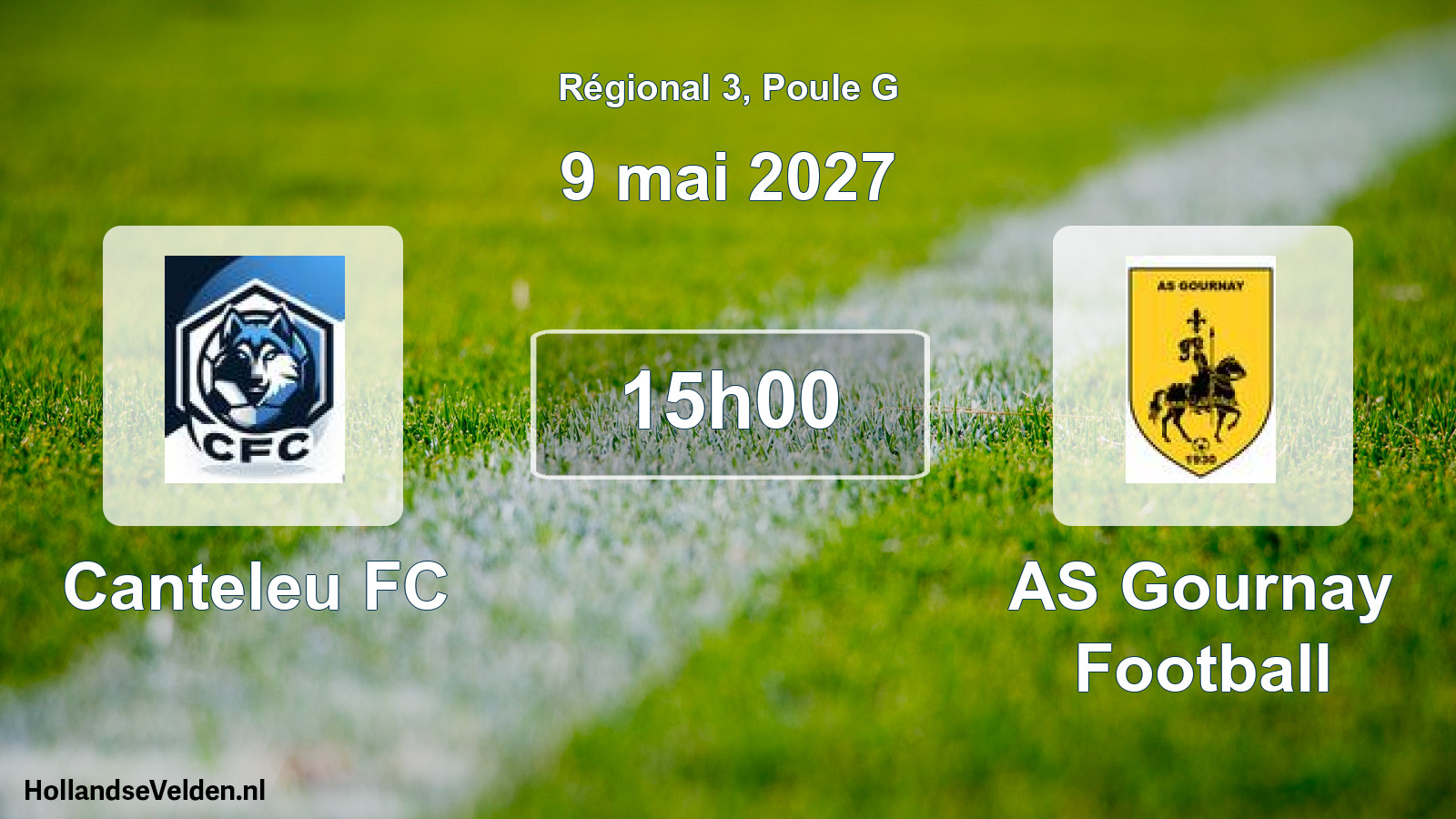 Scheduled Match: Canteleu FC - AS Gournay Football (9 May 2027)