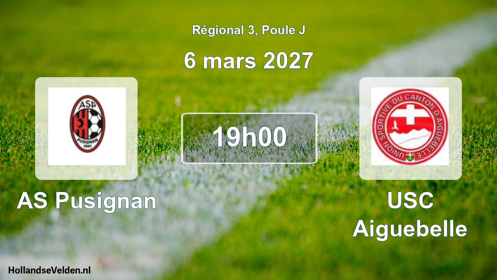 Scheduled Match: AS Pusignan - USC Aiguebelle (6 March 2027)