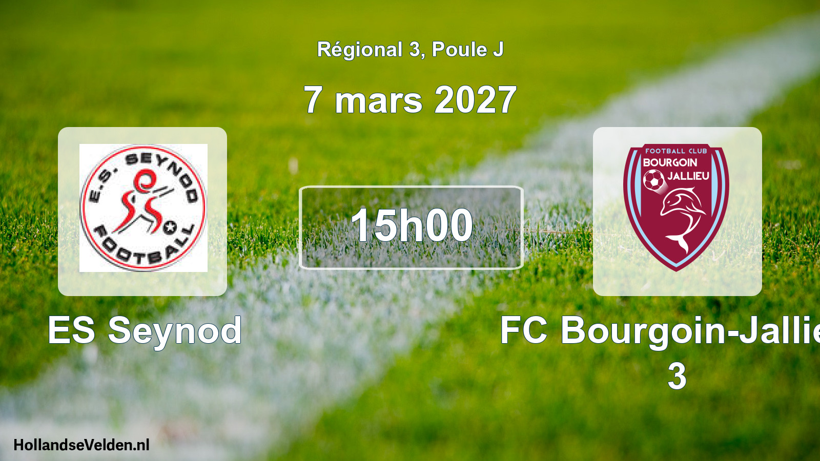 Scheduled Match: ES Seynod - FC Bourgoin-Jallieu 3 (7 March 2027)