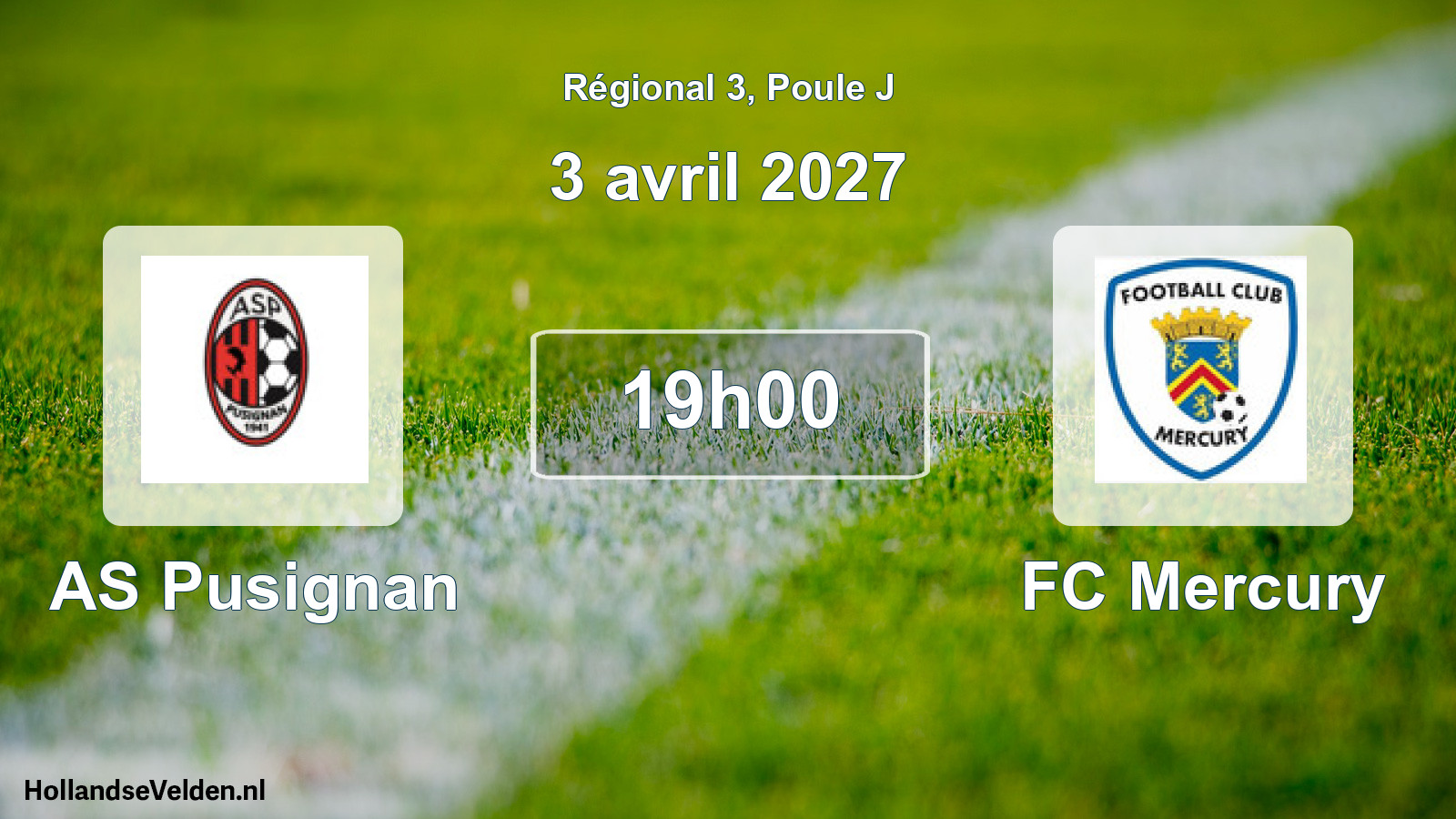 Scheduled Match: AS Pusignan - FC Mercury (3 April 2027)