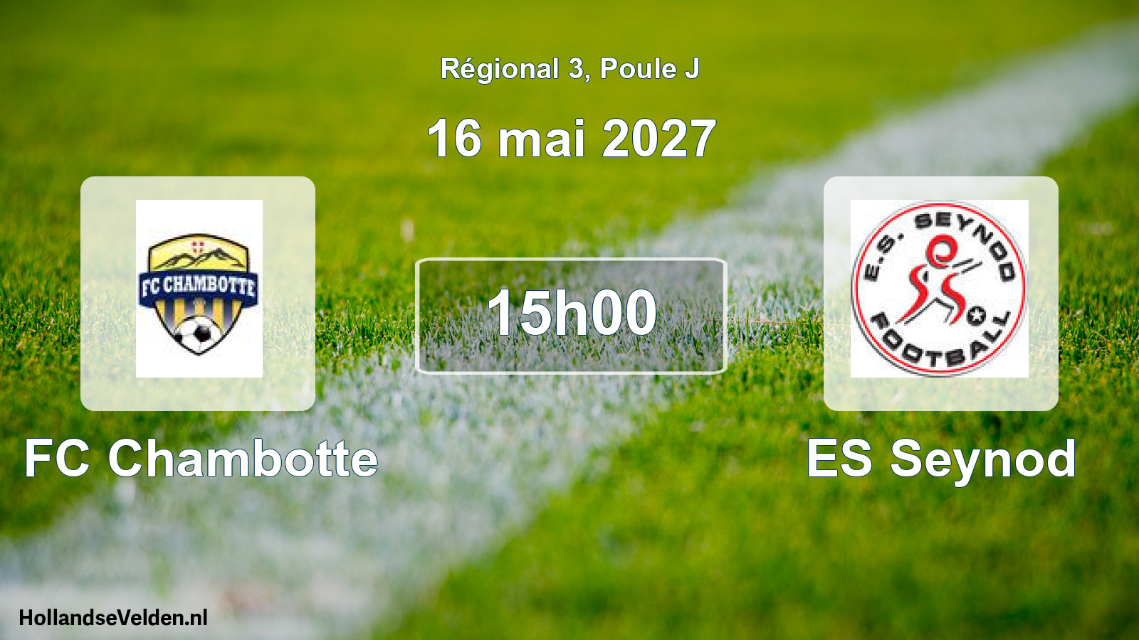 Scheduled Match: FC Chambotte - ES Seynod (16 May 2027)