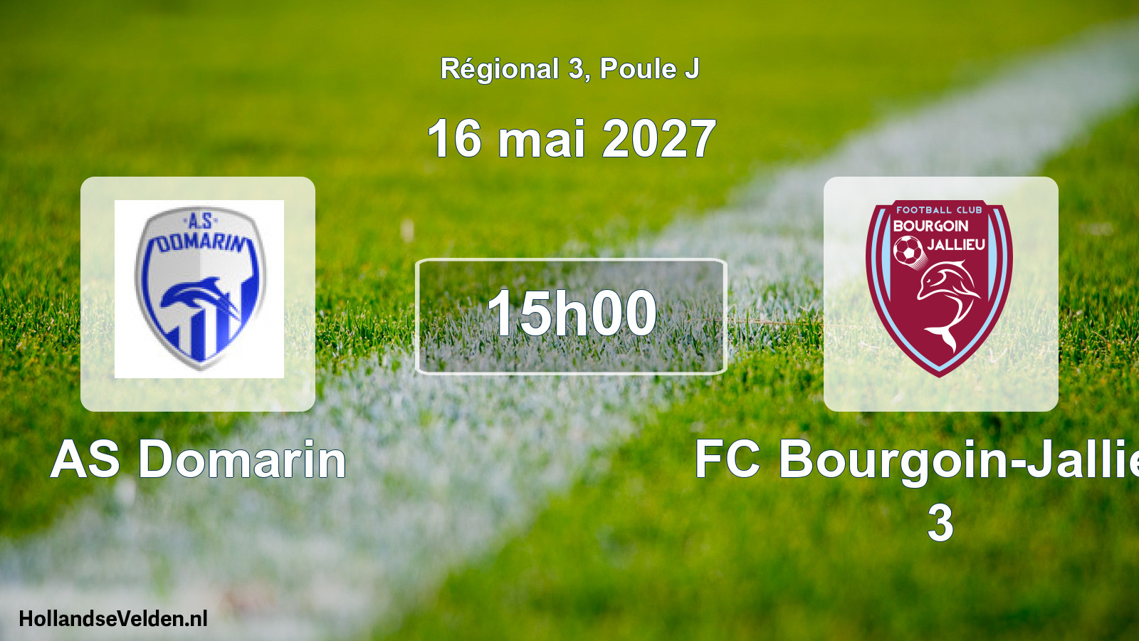 Scheduled Match: AS Domarin - FC Bourgoin-Jallieu 3 (16 May 2027)