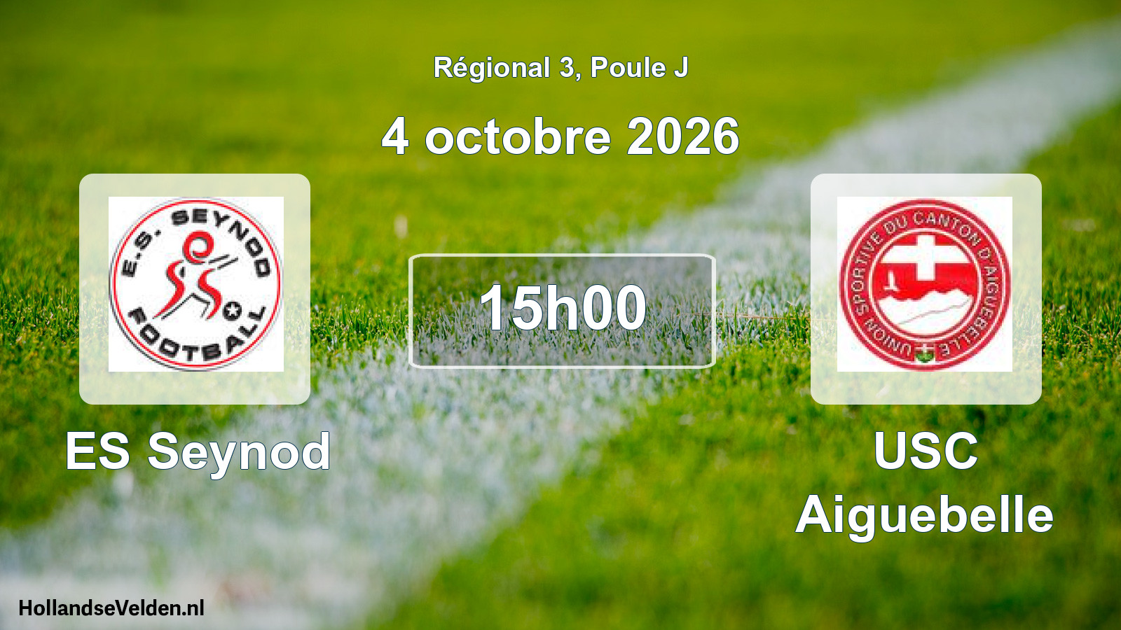 Scheduled Match: ES Seynod - USC Aiguebelle (4 October 2026)