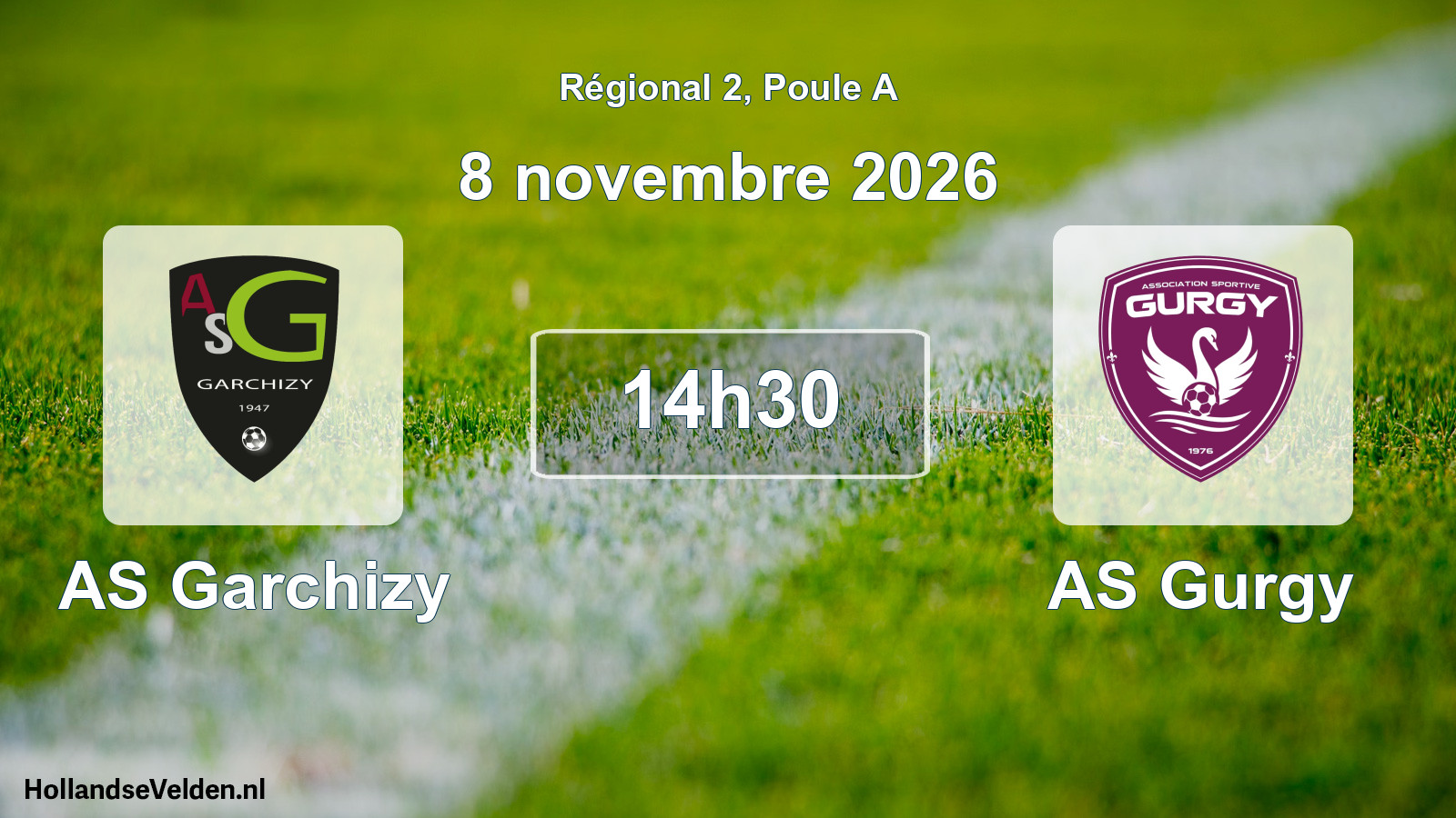 Scheduled Match: AS Garchizy - AS Gurgy (8 November 2026)